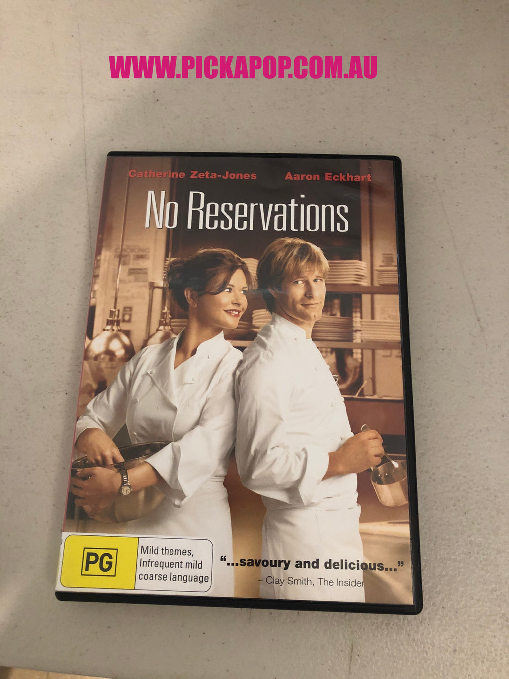 NO RESERVATIONS  - PAL Region 4 - DVD Cleaned and Tested
