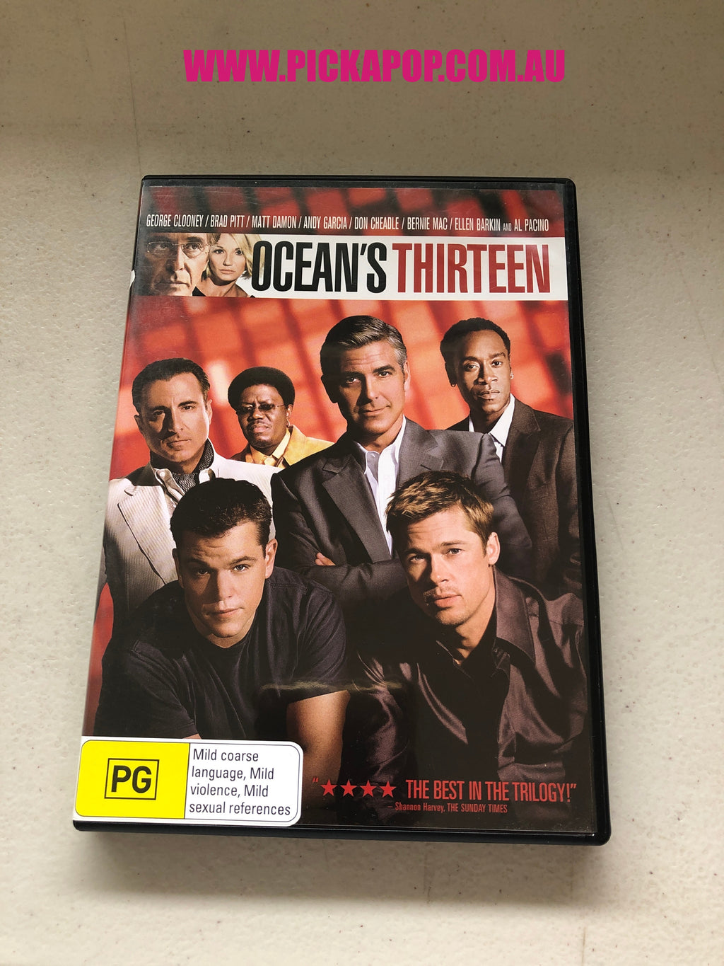 OCEAN'S THIRTEEN - PAL Region 4 - DVD Cleaned and Tested