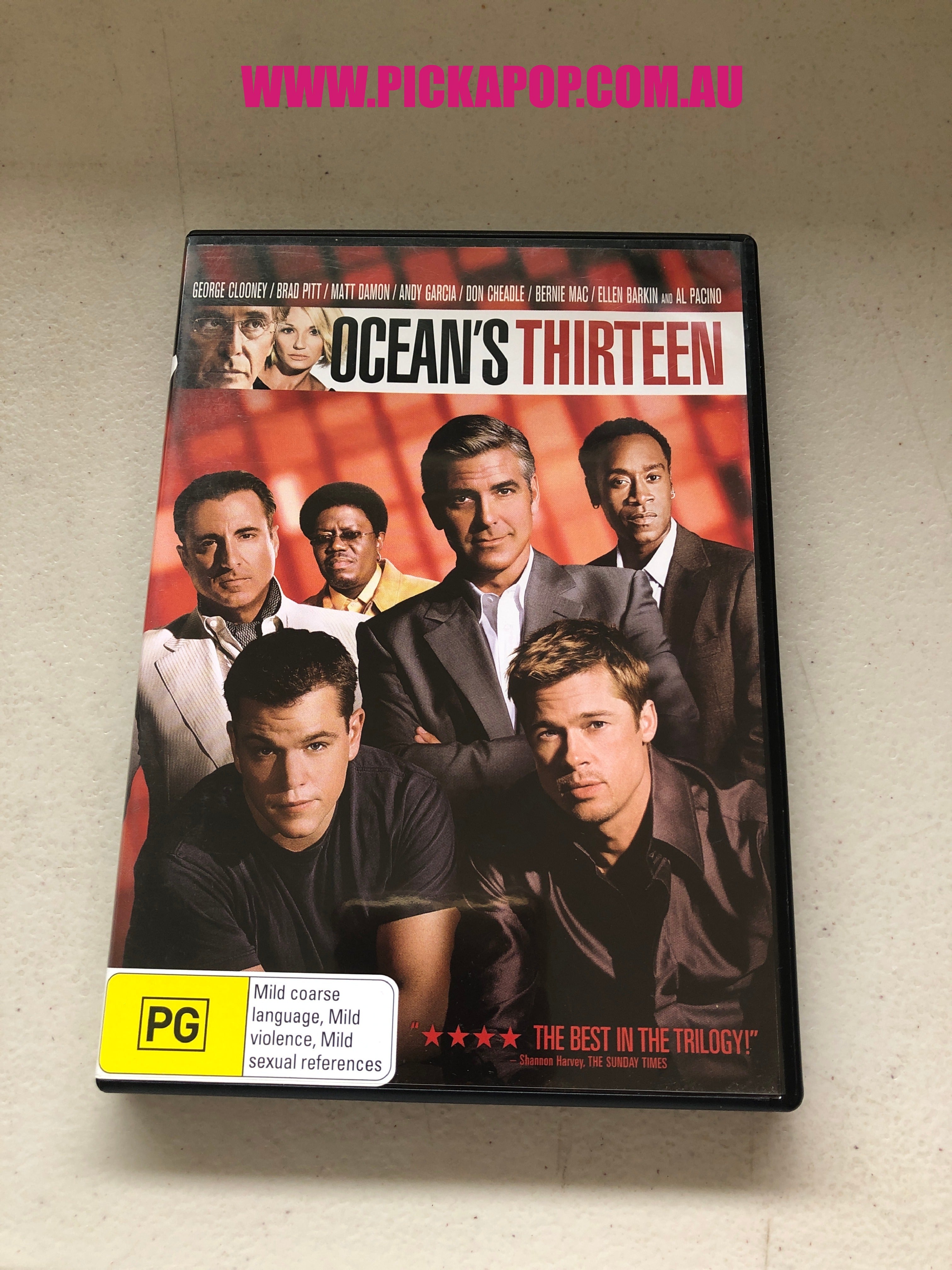 OCEAN'S THIRTEEN - PAL Region 4 - DVD Cleaned and Tested