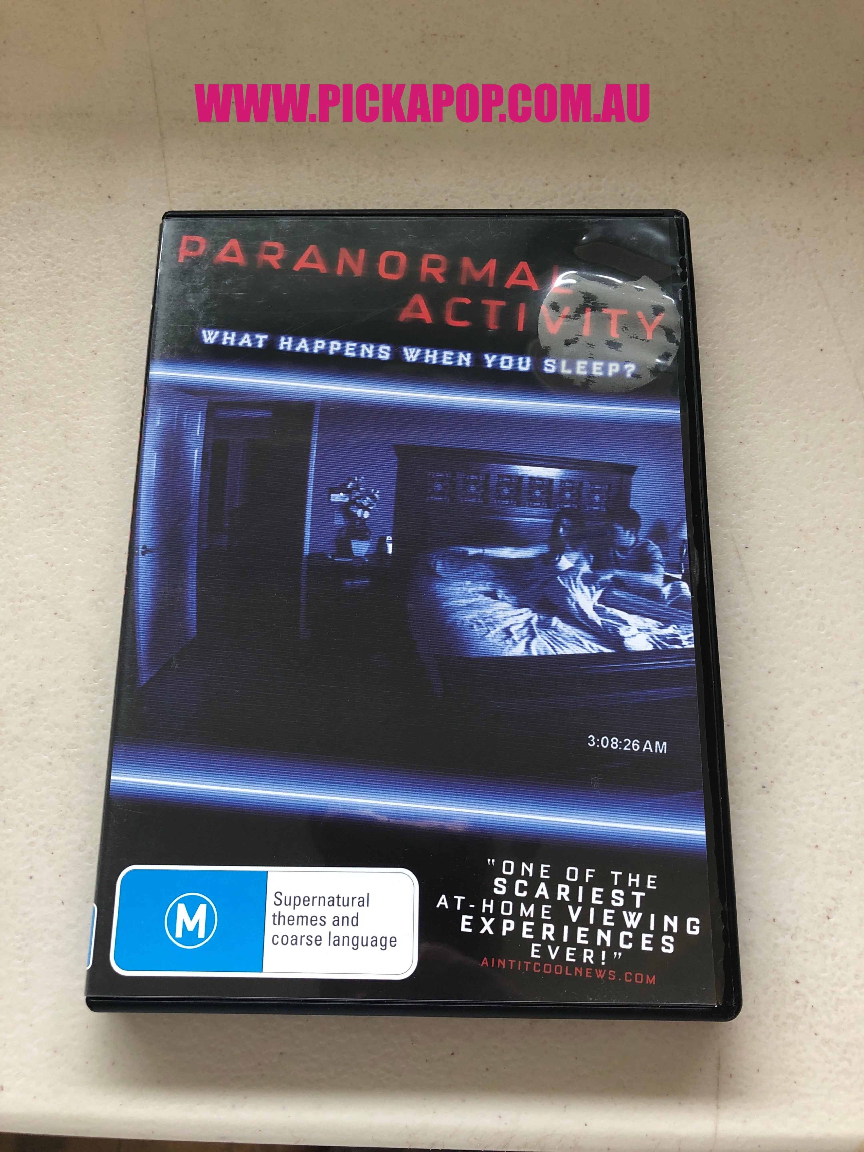 PARANORMAL ACTIVITY - PAL Region 4 - DVD Cleaned and Tested