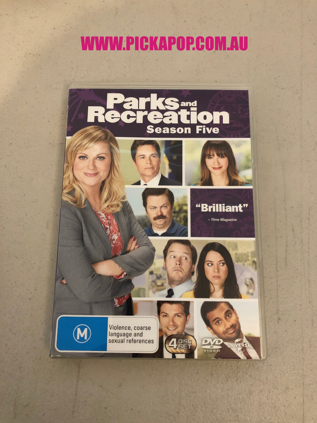 PARKS AND RECREATION SEASON FIVE - PAL Region 4 - DVD Cleaned and Tested