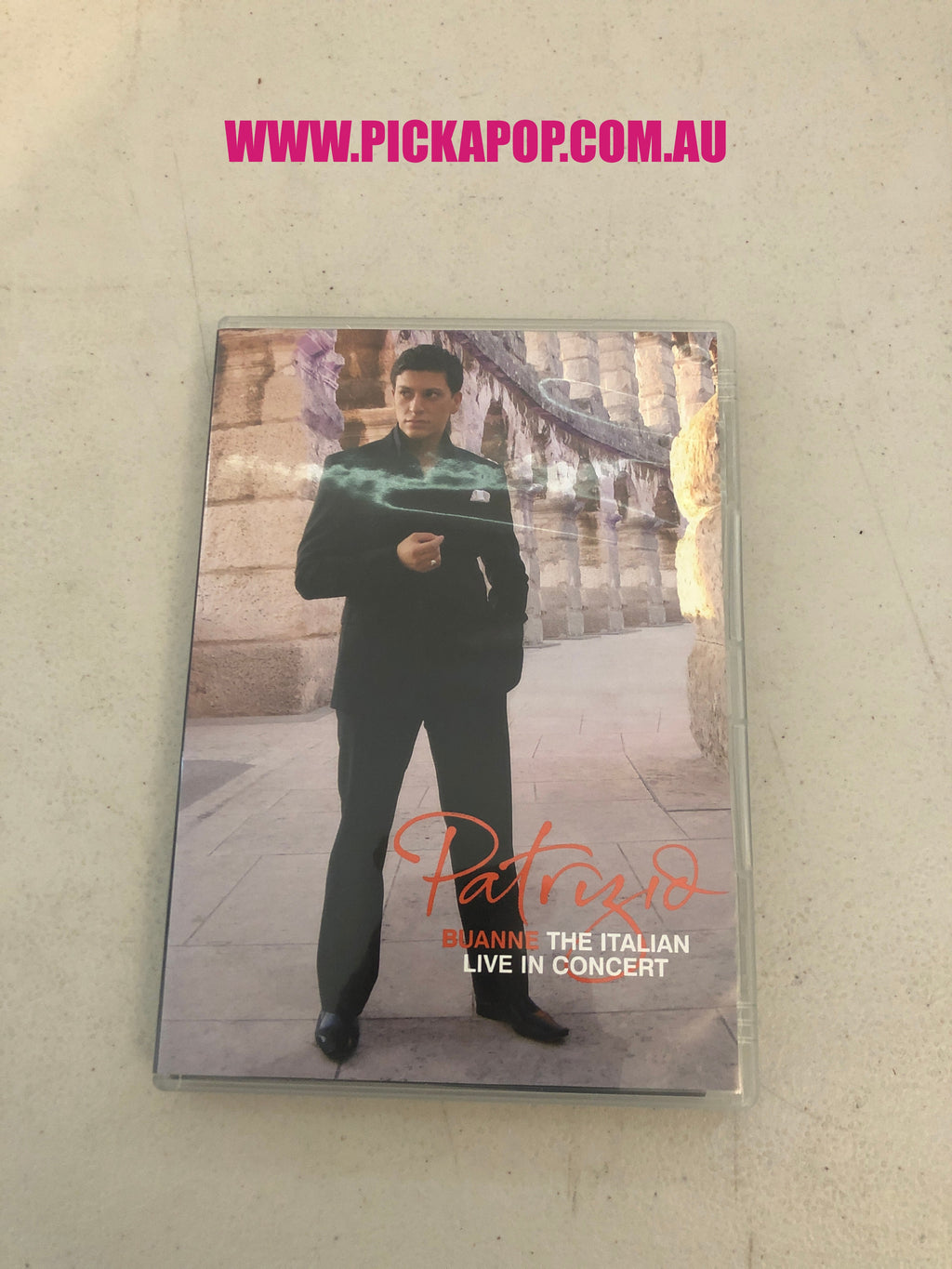 PATRIZIO BUANNE LIVE IN CONCERT - PAL Region 4 - DVD Cleaned and Tested