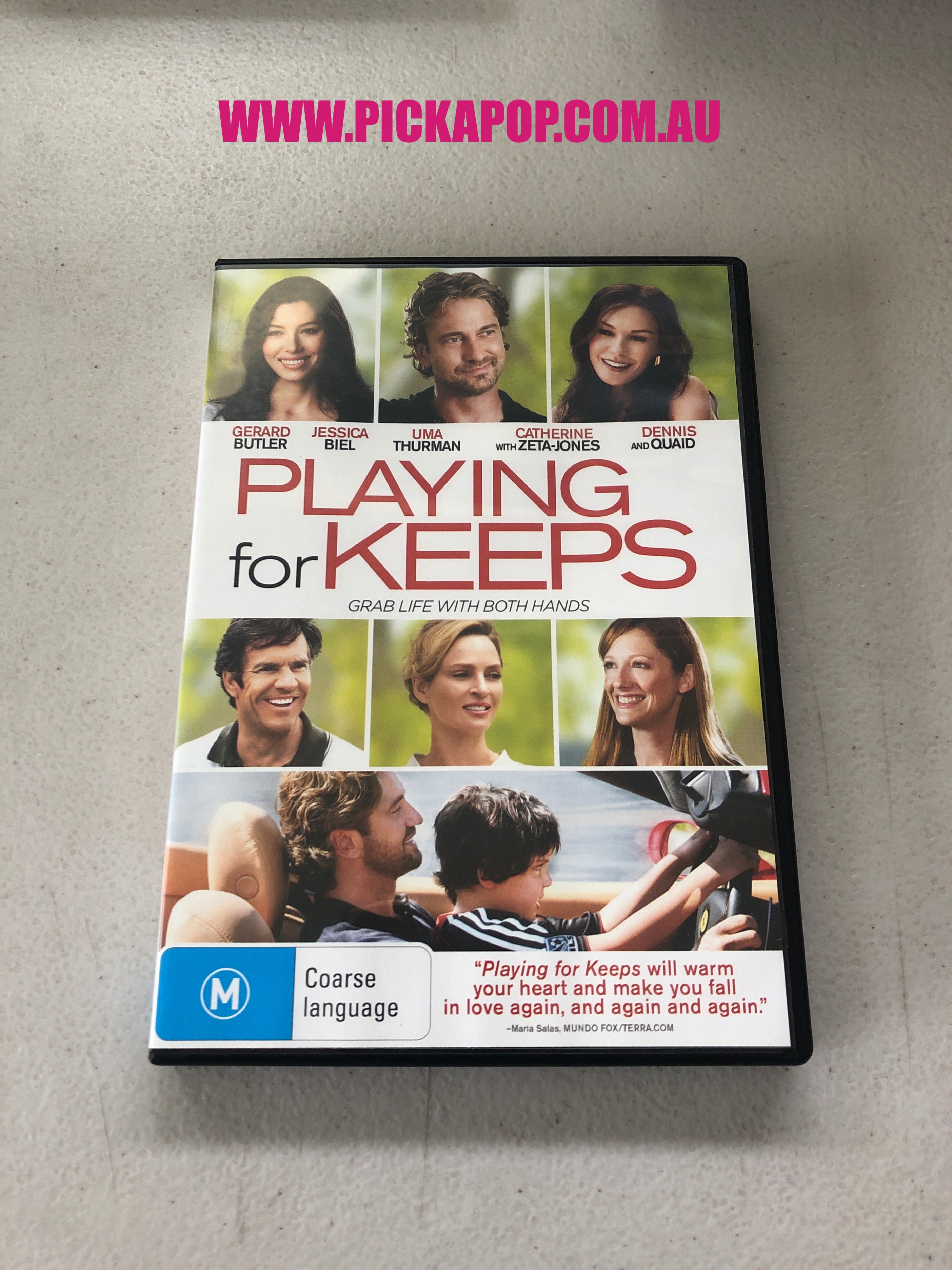 PLAYING FOR KEEPS - PAL Region 4 - DVD Cleaned and Tested