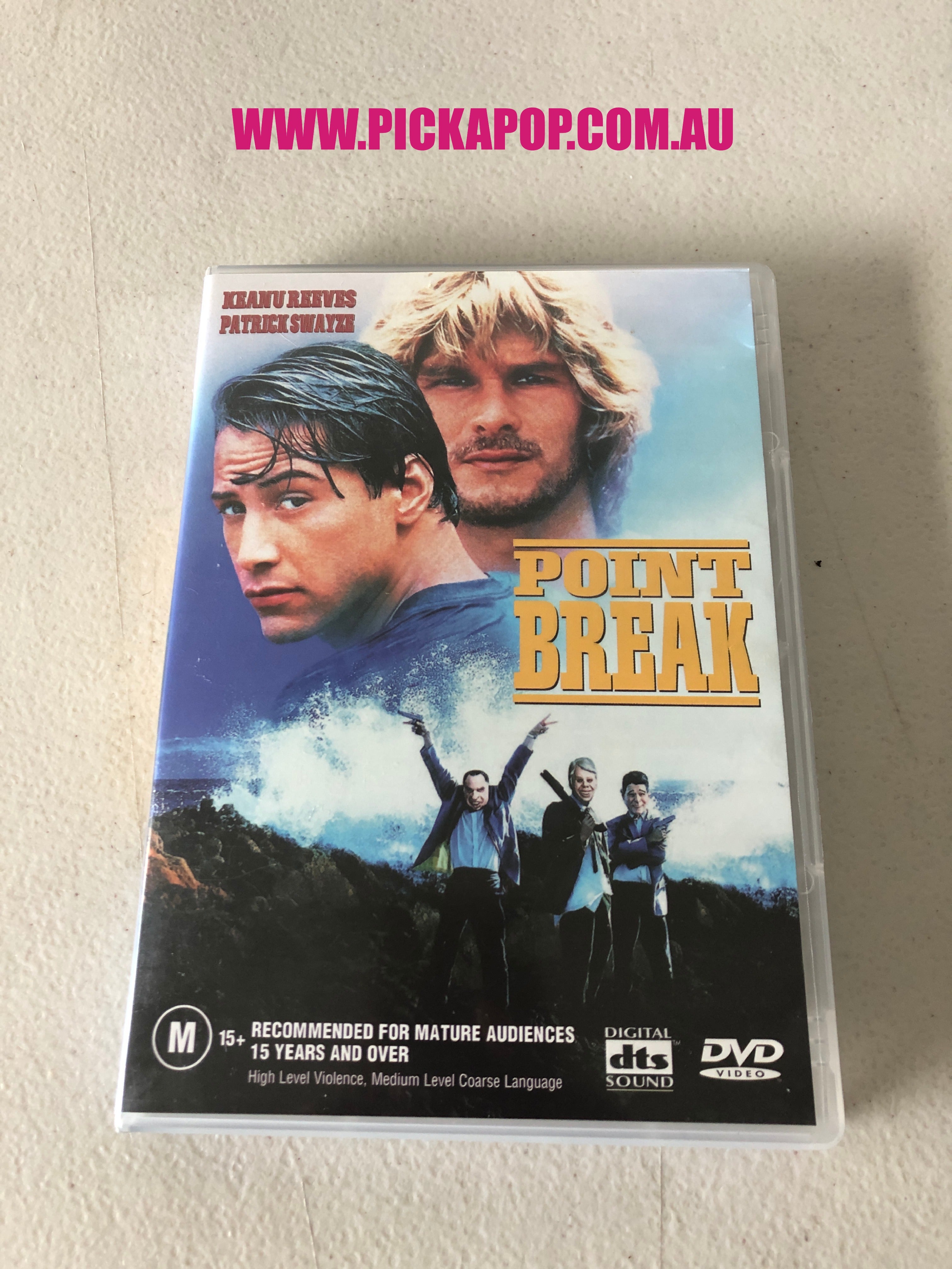 POINT BREAK - PAL Region 4 - DVD Cleaned and Tested