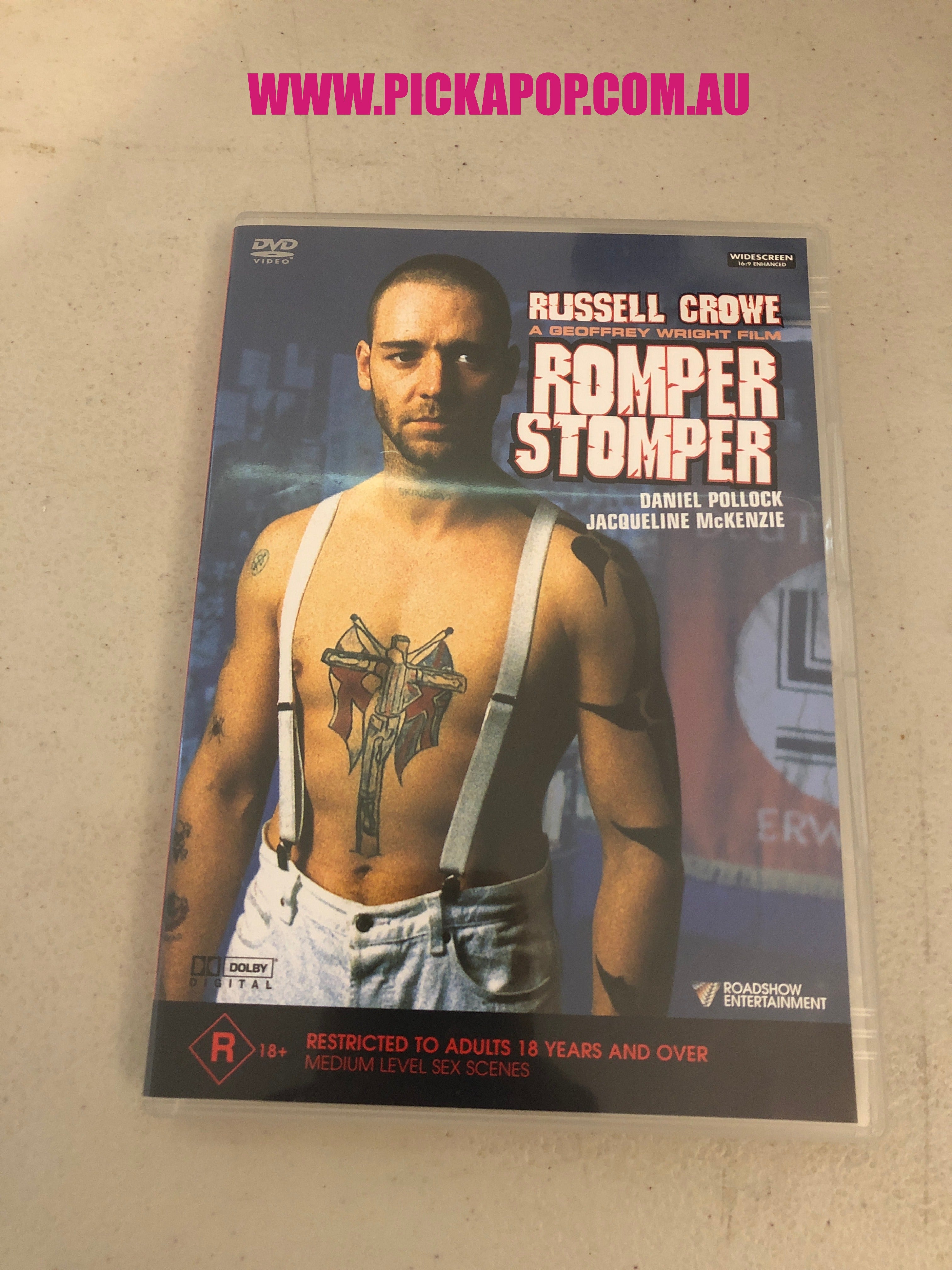 ROMPER STOMPER - PAL Region 4 - DVD Cleaned and Tested