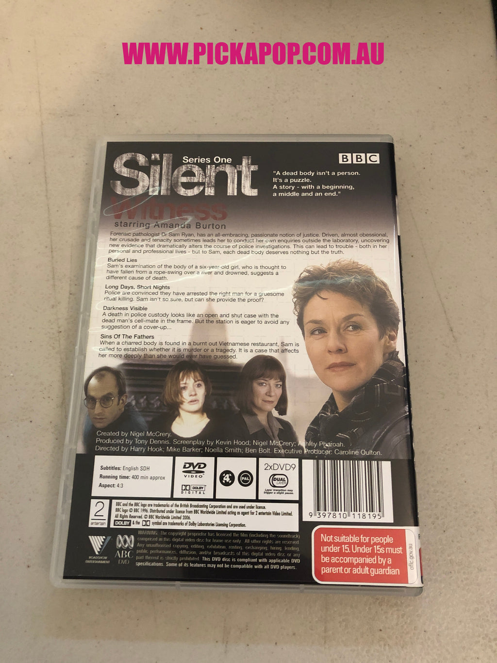 SILENT WITNESS SERIES ONE - PAL Region 4 - DVD Cleaned and Tested