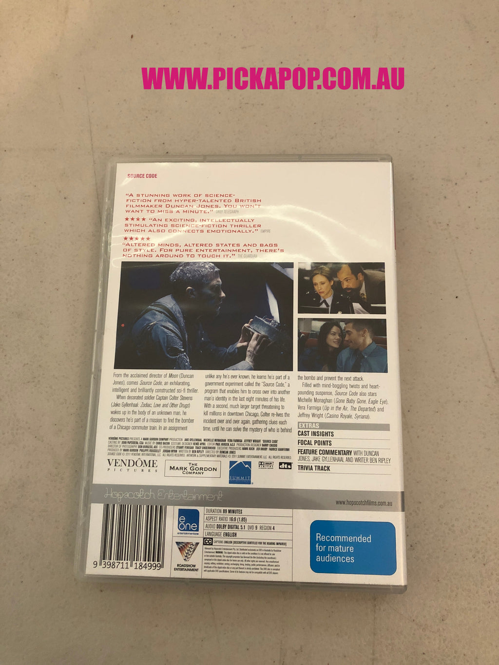 SOURCE CODE - PAL Region 4 - DVD Cleaned and Tested