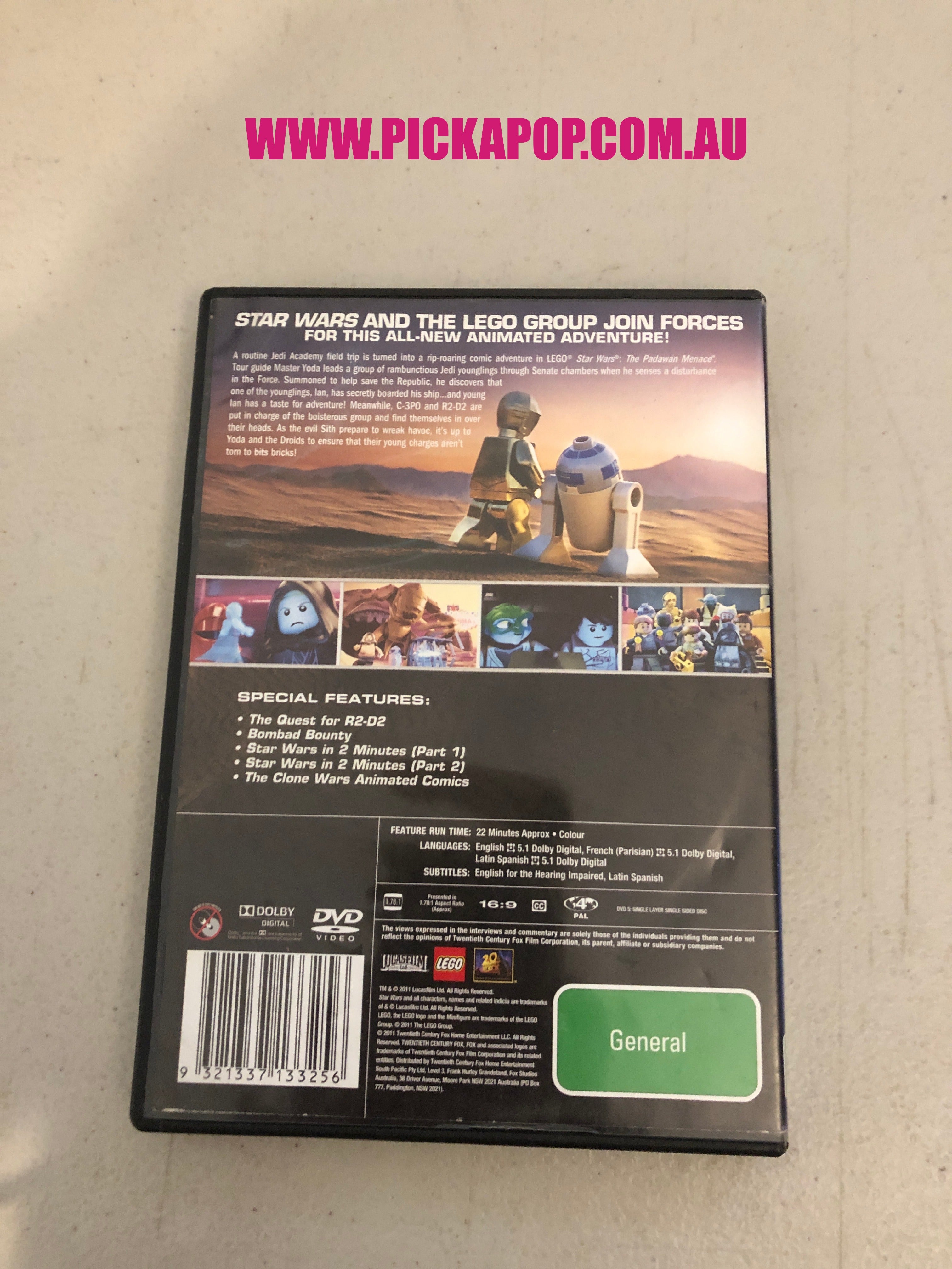 STAR WARS THE PADAWAN MENACE - PAL Region 4 - DVD Cleaned and Tested
