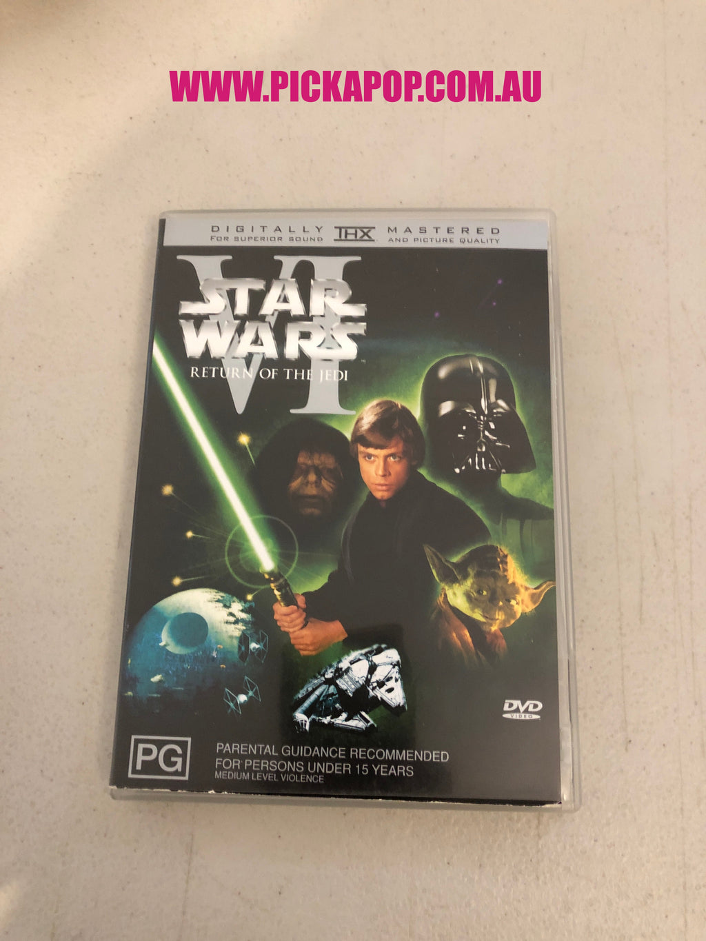 STAR WARS VI RETURN OF THE JEDI - PAL Region 4 - DVD Cleaned and Tested