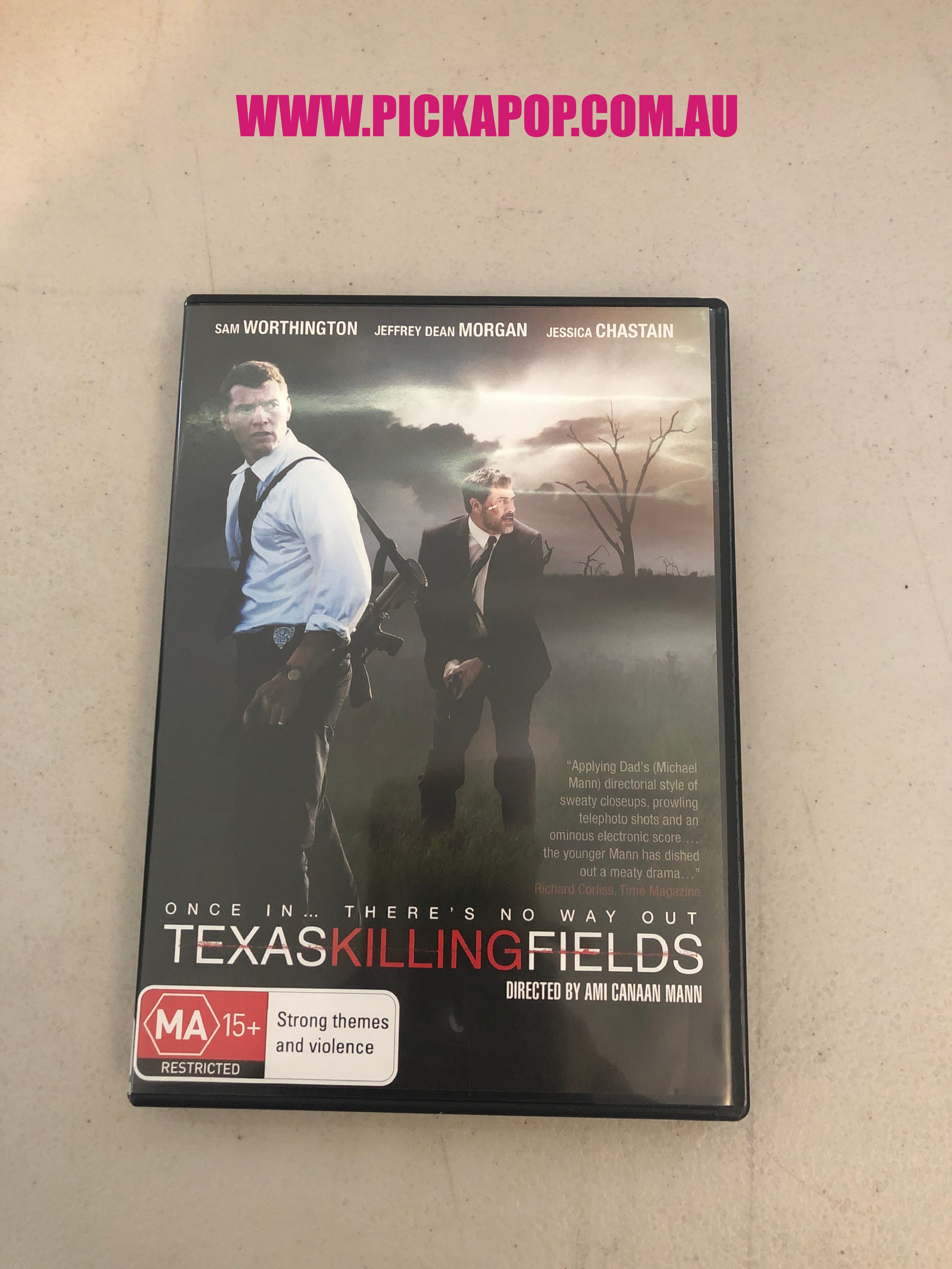 TEXAS KILLING FIELDS - PAL Region 4 - DVD Cleaned and Tested