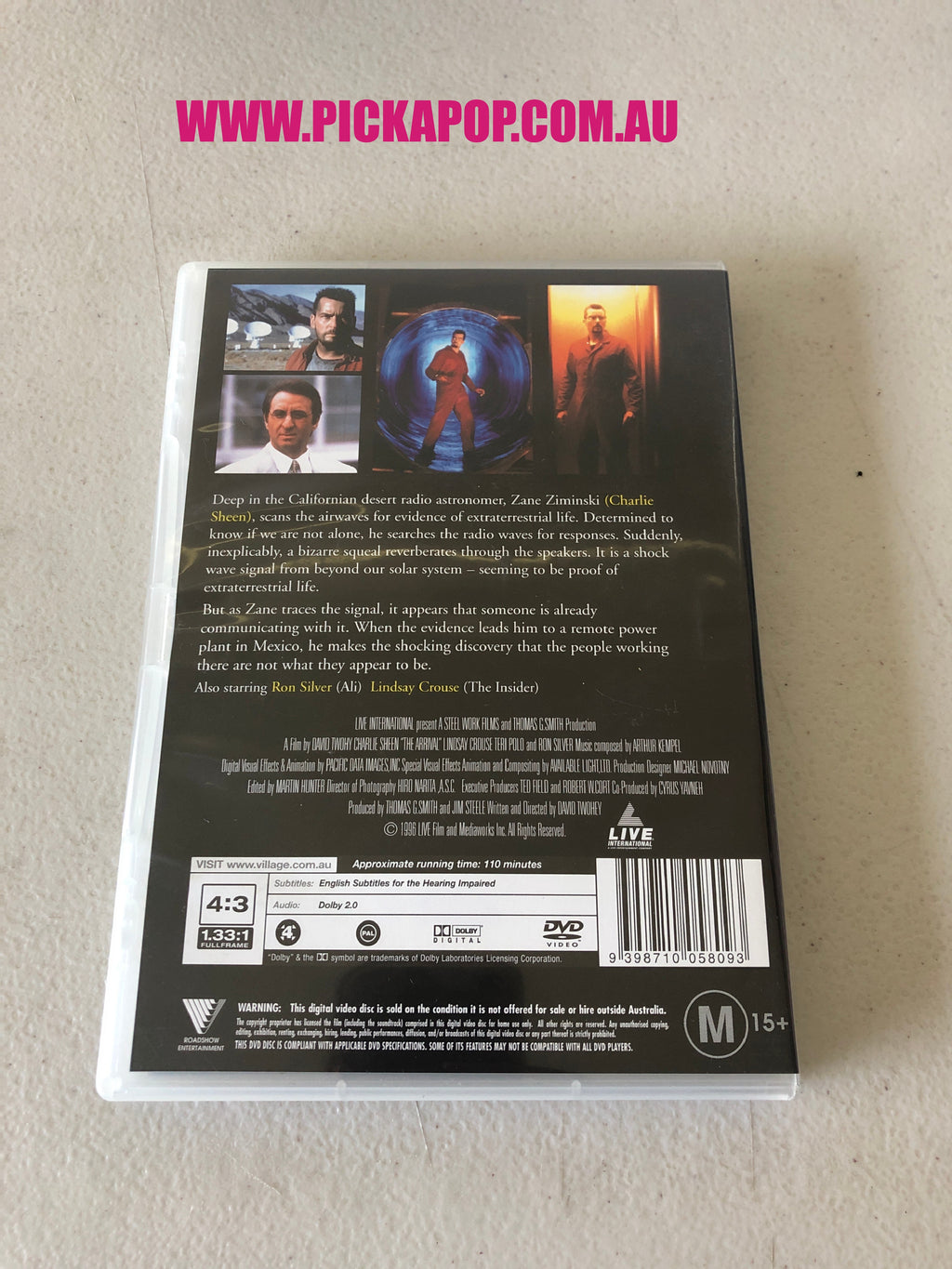 THE ARRIVAL - PAL Region 4 - DVD Cleaned and Tested