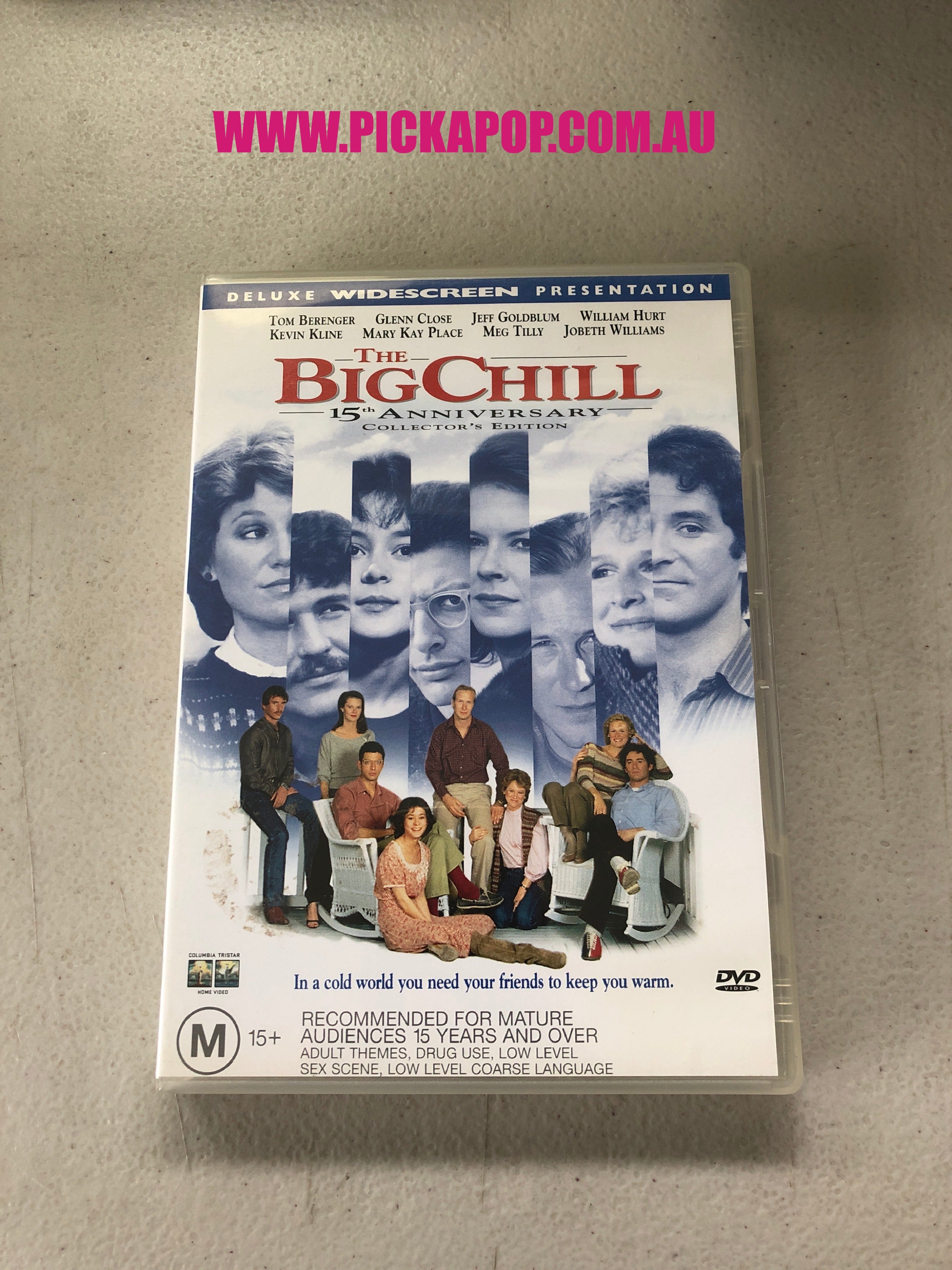 THE BIG CHILL - PAL Region 4 - DVD Cleaned and Tested