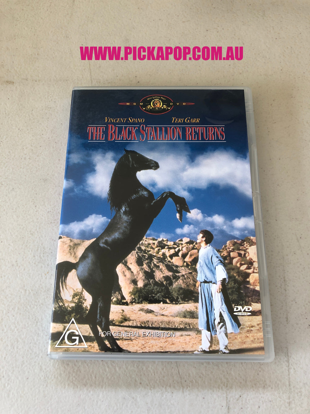 THE BLACK STALLION RETURNS - PAL Region 4 - DVD Tested and Cleaned