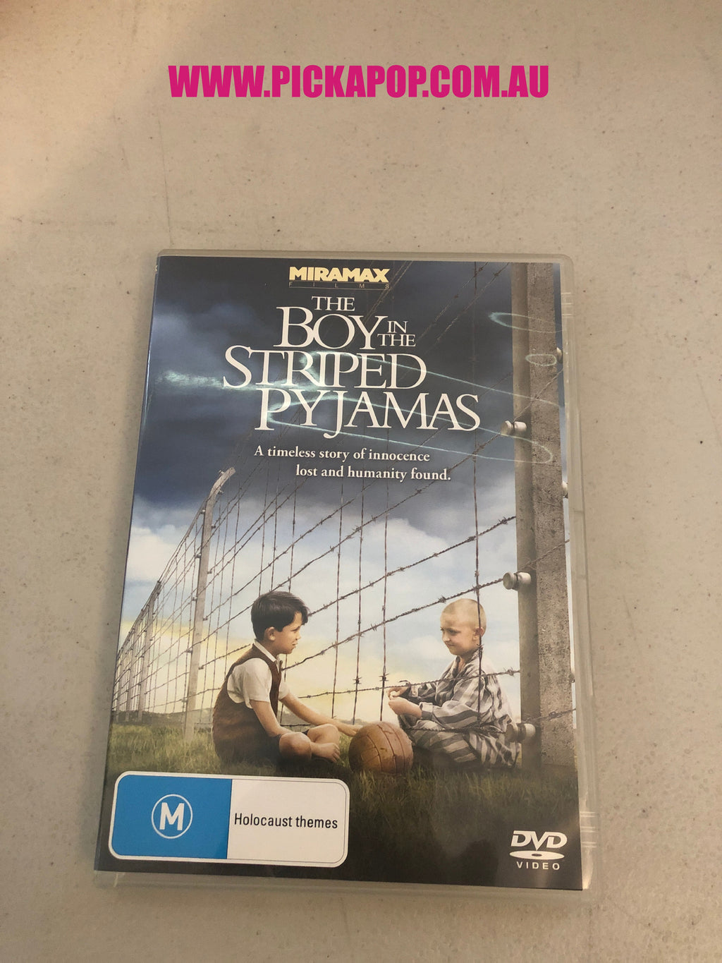 THE BOY IN THE STRIPED PYJAMAS - PAL Region 4 - DVD Cleaned and Tested