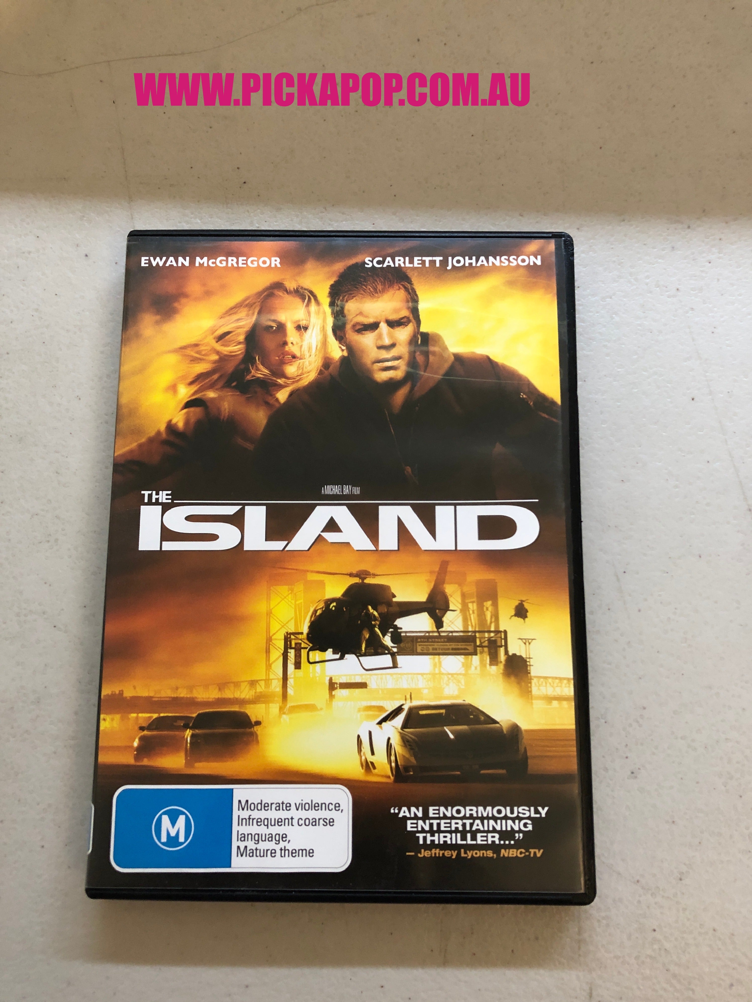 THE ISLAND - PAL Region 4 - DVD Cleaned and Tested