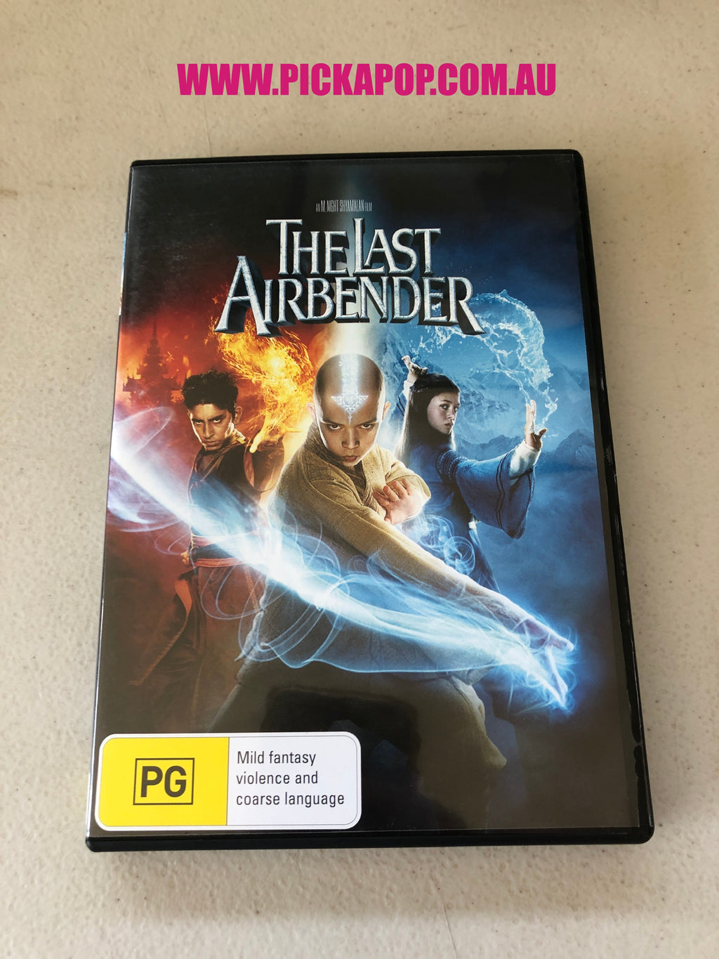THE LAST AIRBENDER - PAL Region 4 - DVD Cleaned and Tested