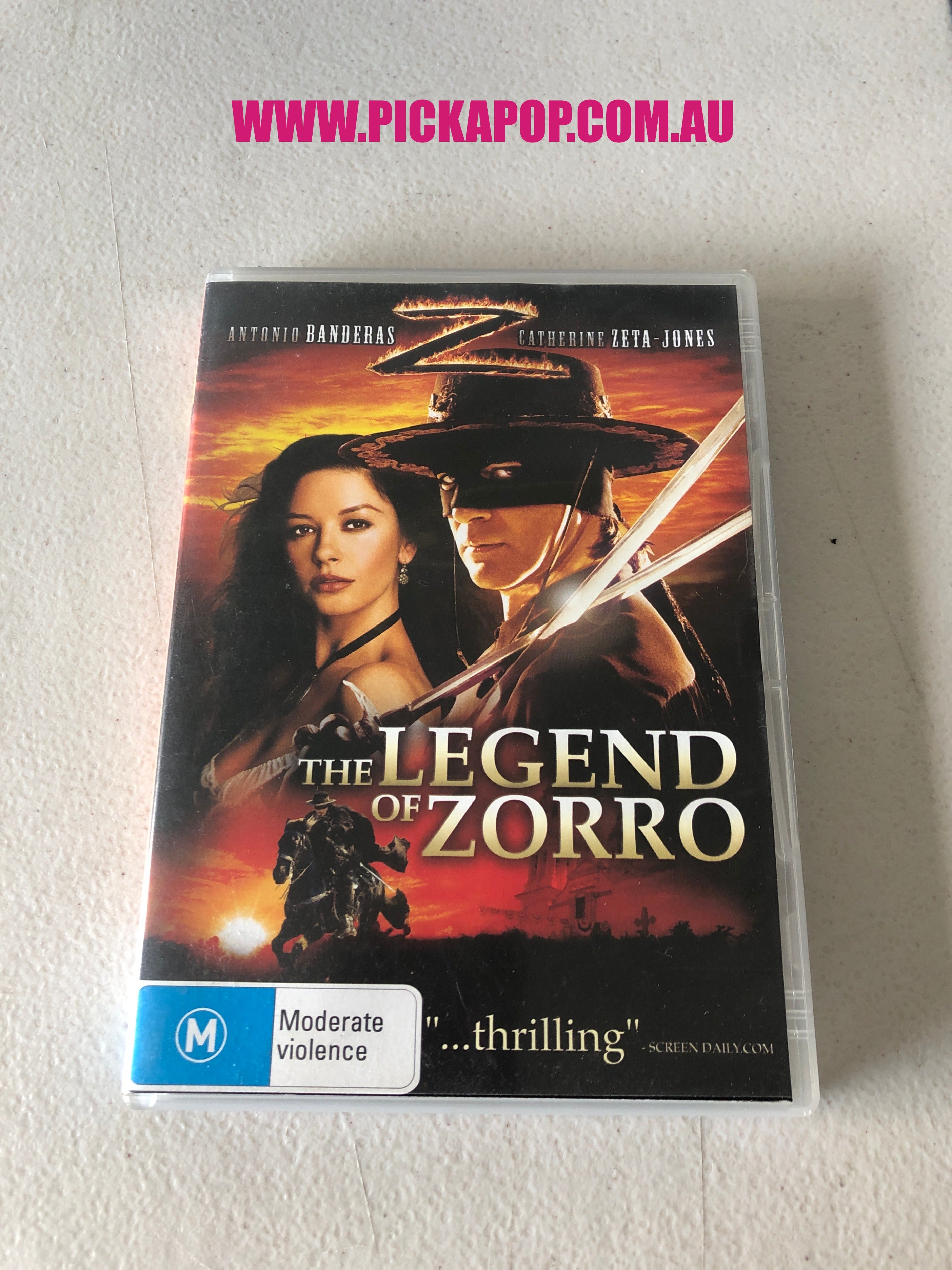 THE LEGEND OF ZORRO - PAL Region 4 - DVD Cleaned and Tested