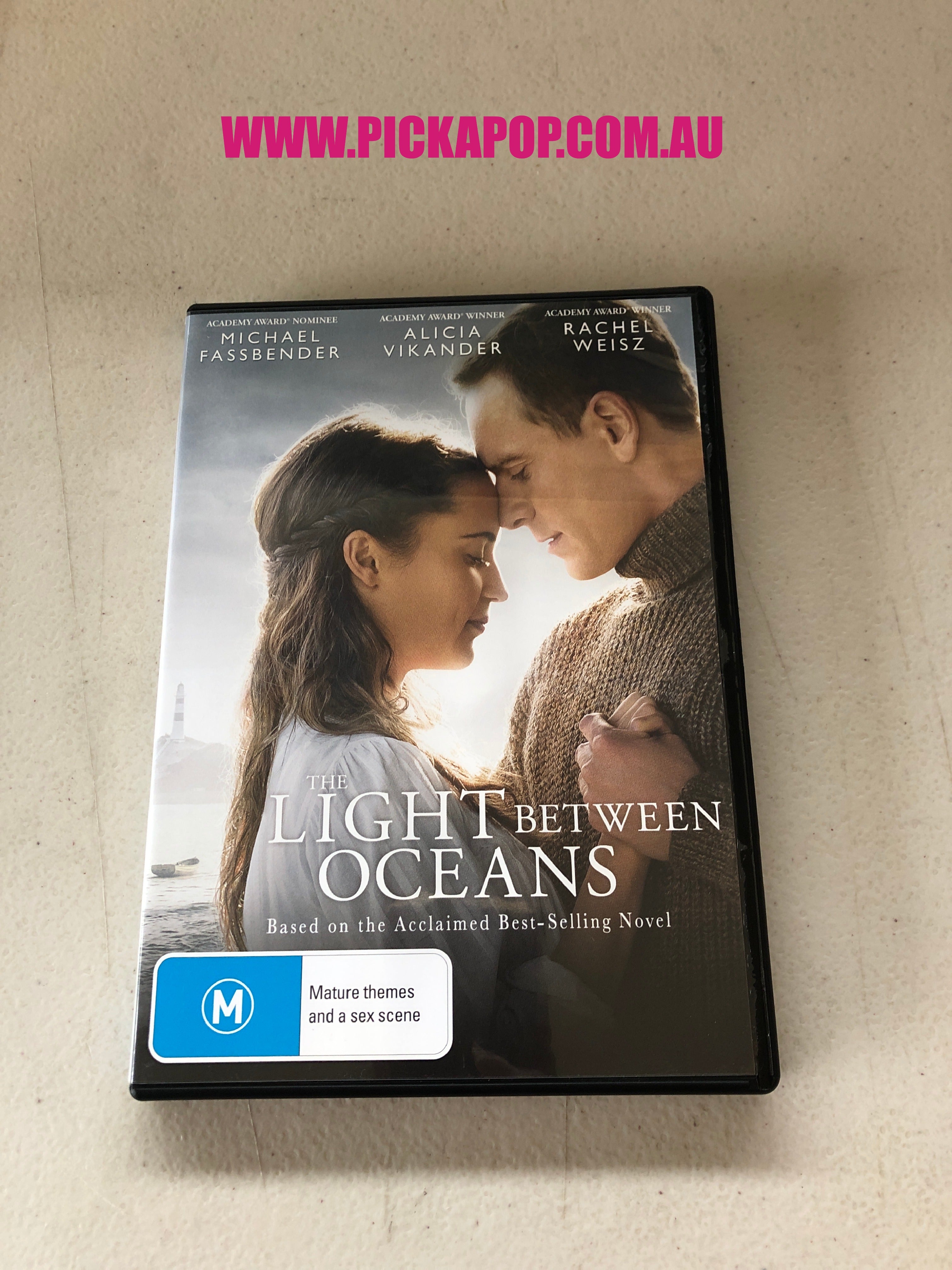 THE LIGHT BETWEEN OCEANS - PAL Region 4 - DVD Cleaned and Tested