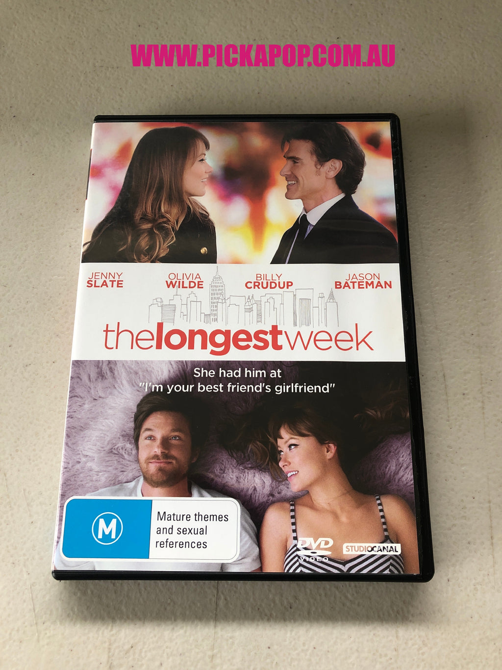 THE LONGEST WEEK - PAL Region 4 - DVD Cleaned and Tested