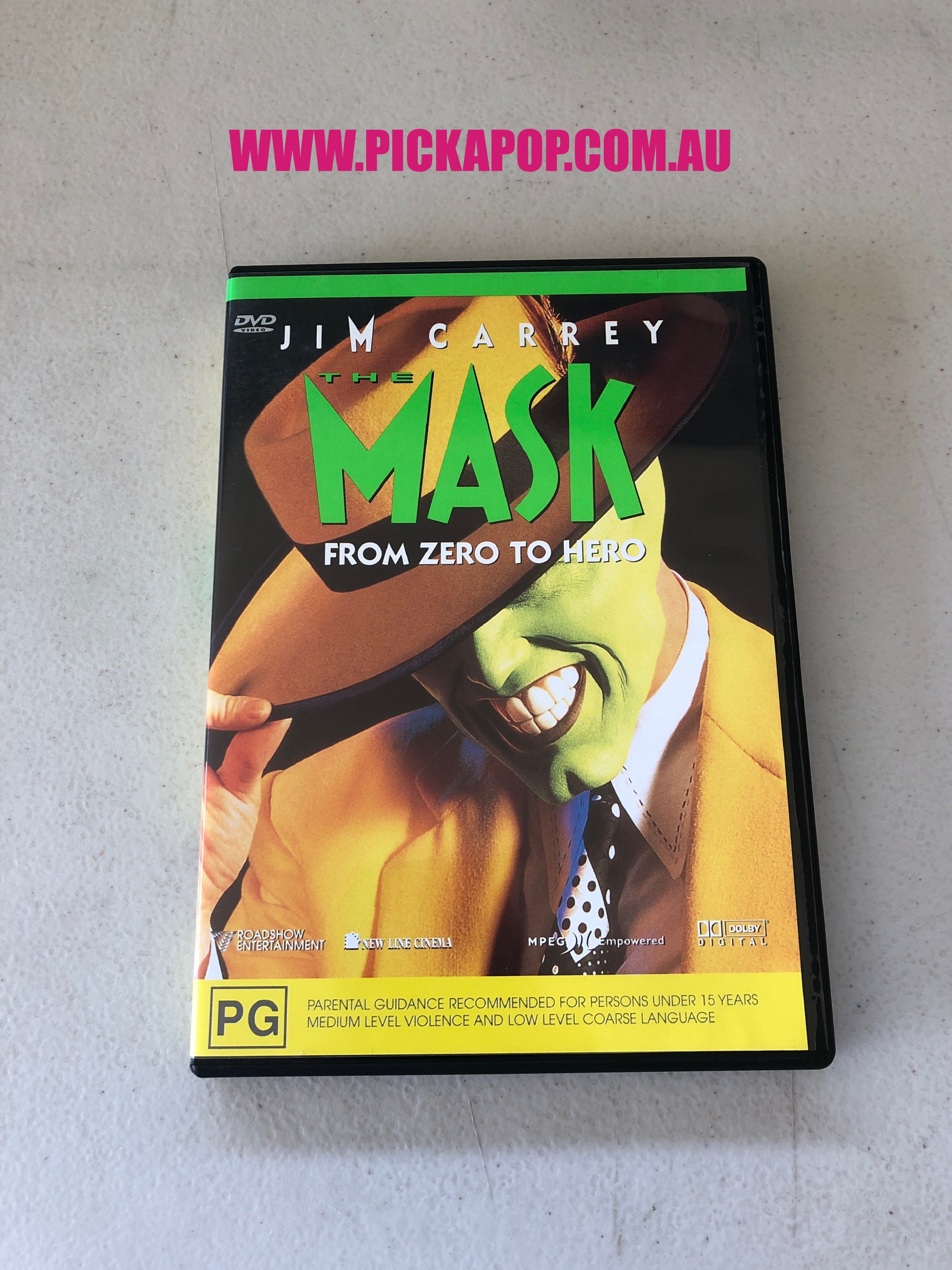 THE MASK - PAL Region 4 - DVD Cleaned and Tested
