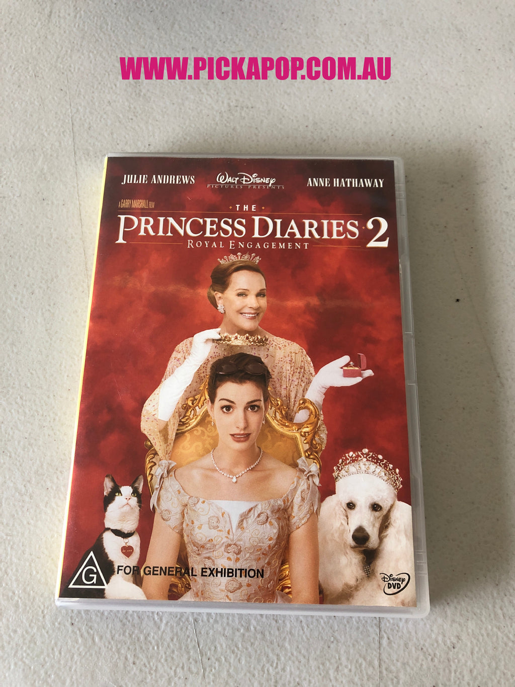 THE PRINCESS DIARIES 2 - PAL Region 4 - DVD Cleaned and Tested