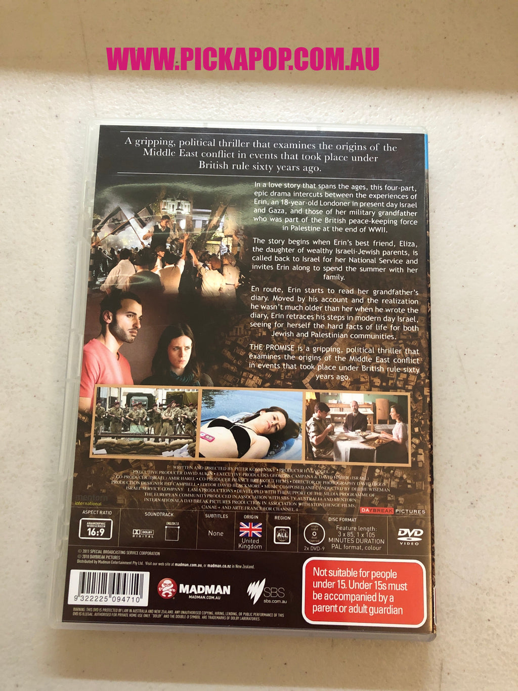 THE PROMISE - PAL Region 4 - DVD Cleaned and Tested