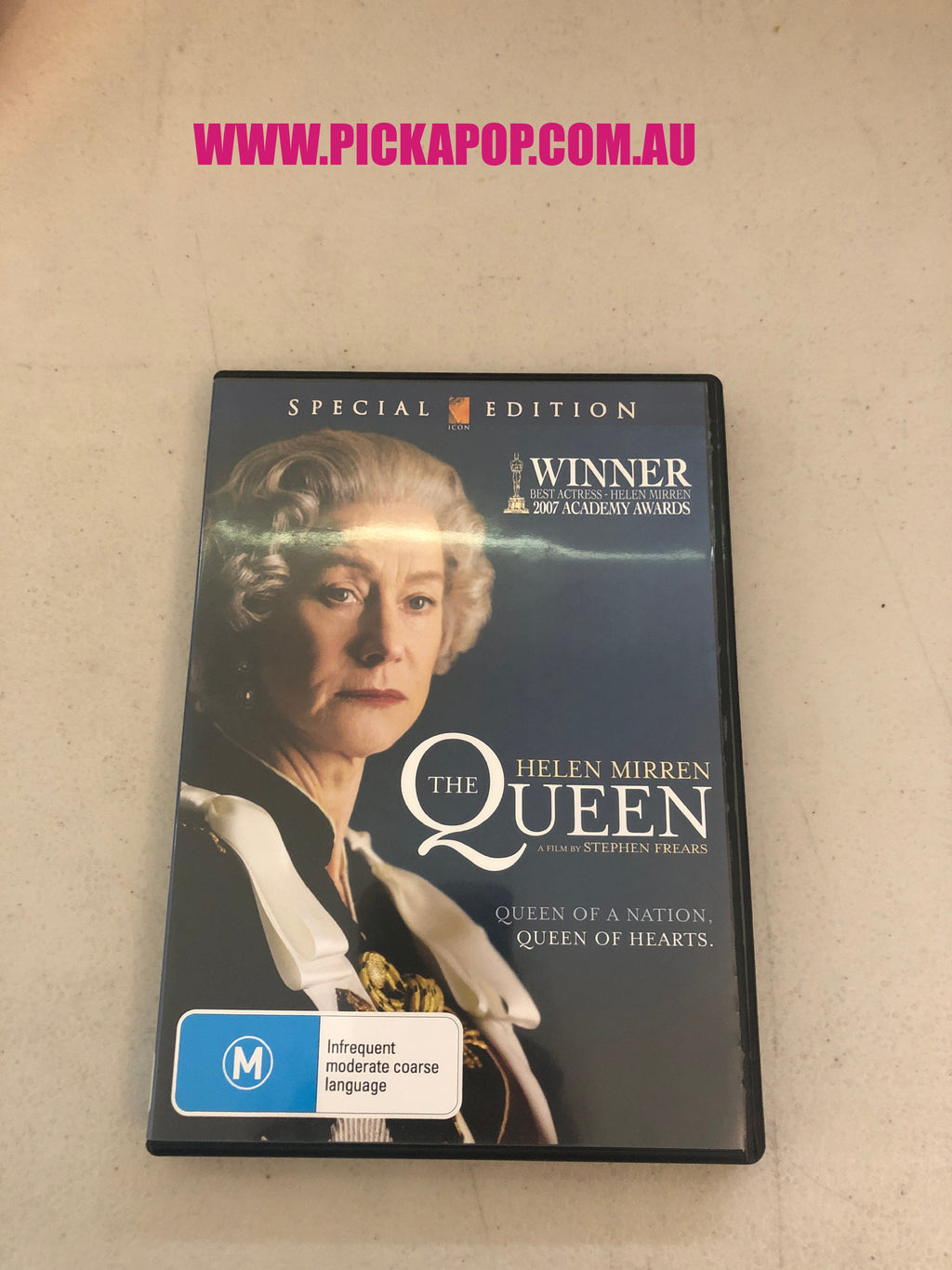 THE QUEEN - PAL Region 4 - DVD Cleaned and Tested