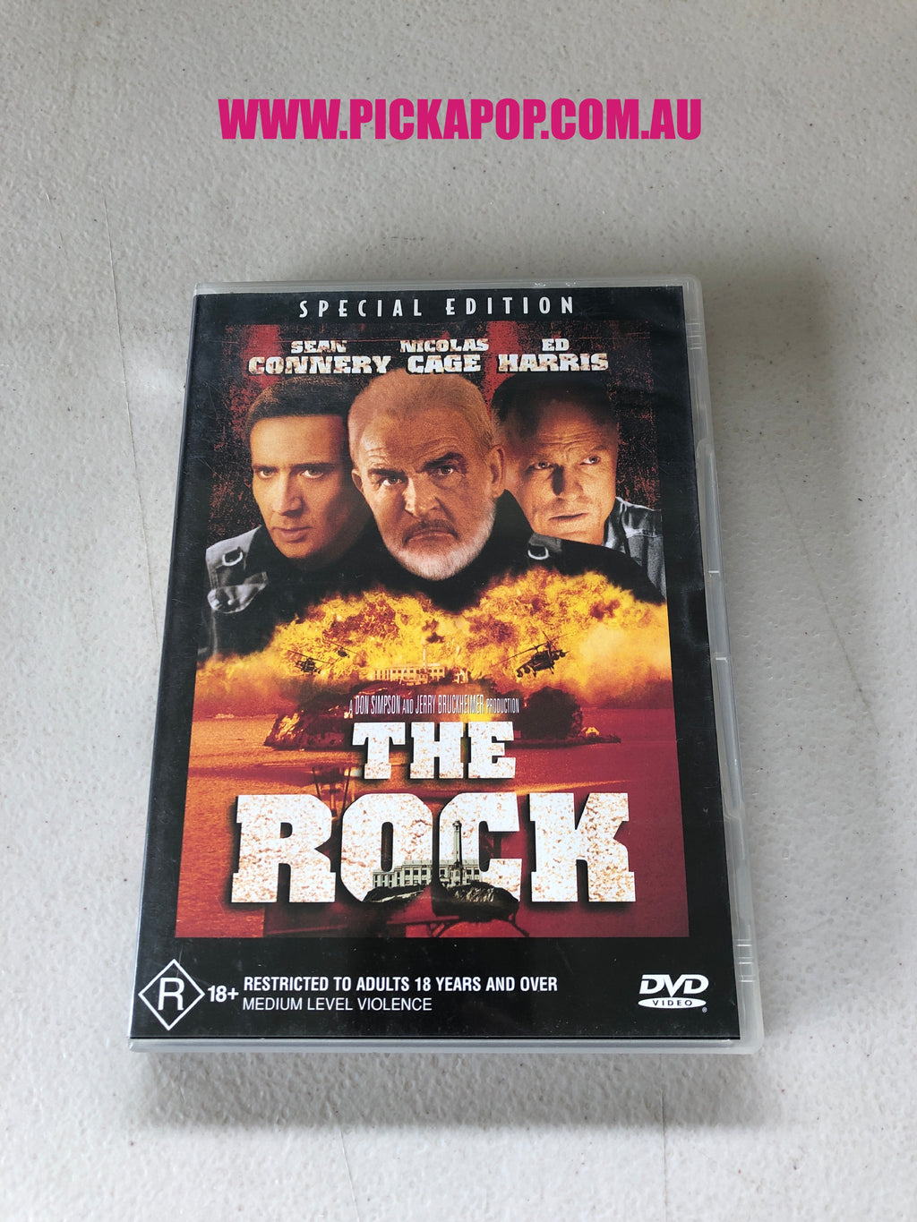 THE ROCK - PAL Region 4 - DVD Cleaned and Tested