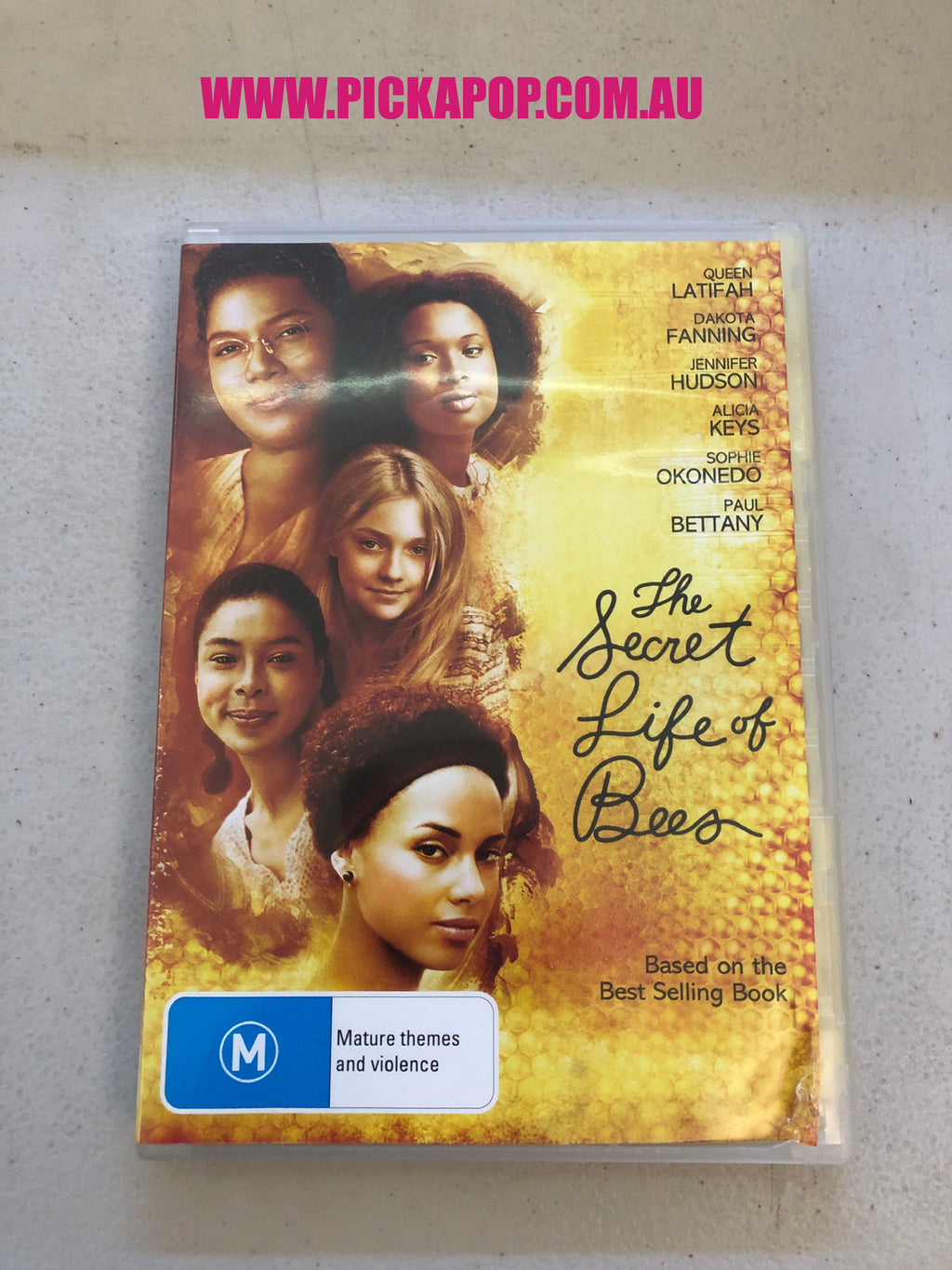 THE SECRET LIFE OF BEES - PAL Region 4 - DVD Cleaned and Tested