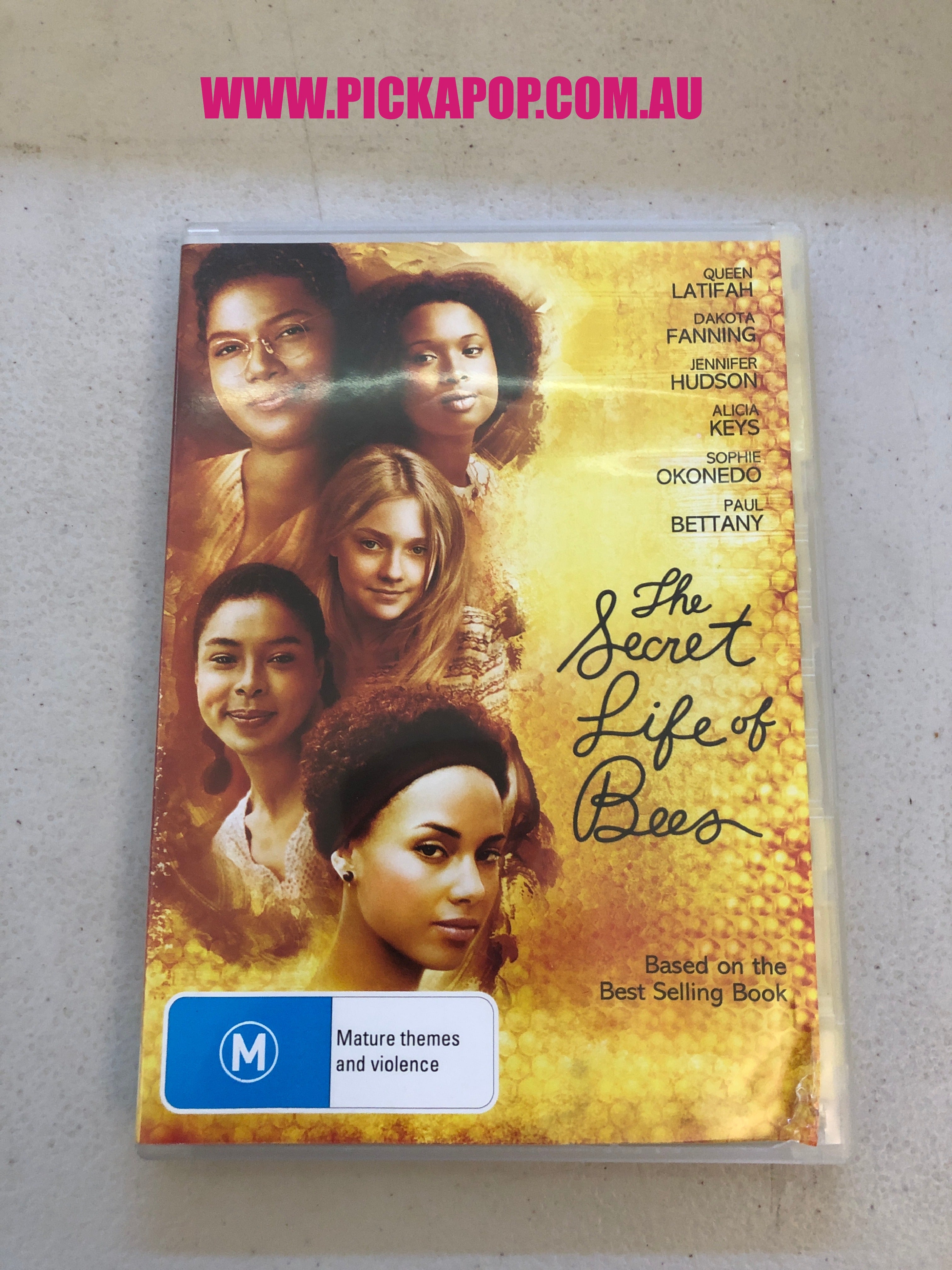 THE SECRET LIFE OF BEES - PAL Region 4 - DVD Cleaned and Tested