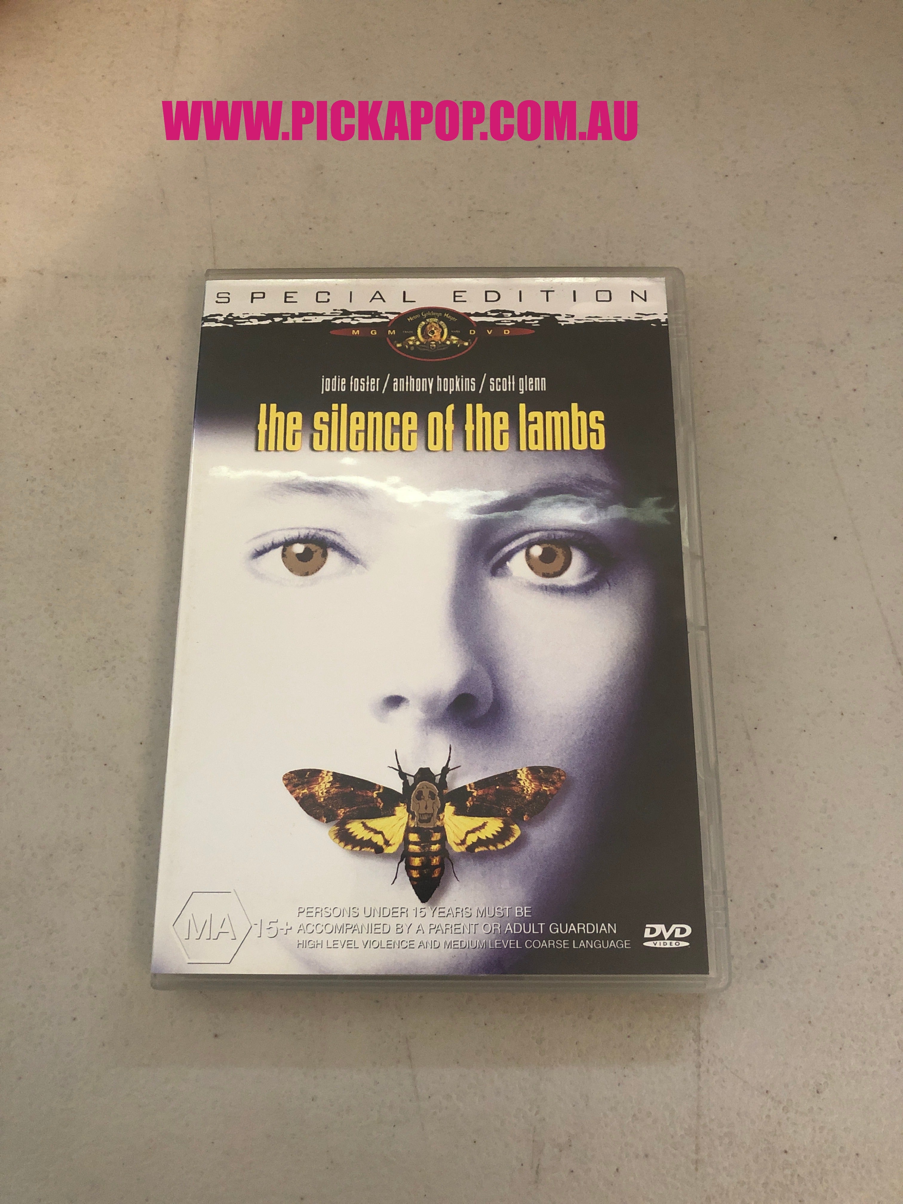THE SILENCE OF THE LAMBS - PAL Region 4 - DVD Cleaned and Tested