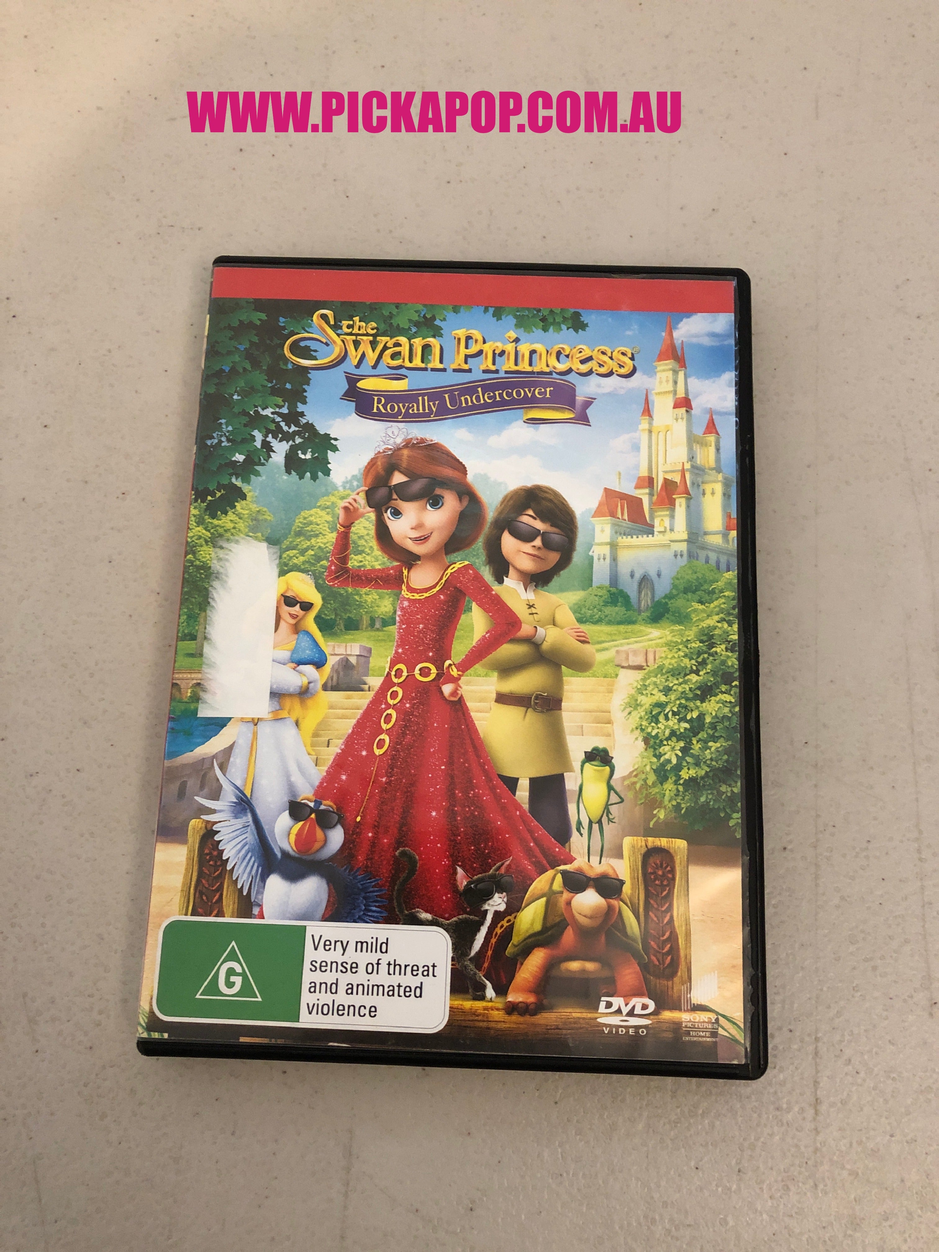THE SWAN PRINCESS ROYALLY UNDERCOVER - PAL Region 4 - DVD Cleaned and Tested