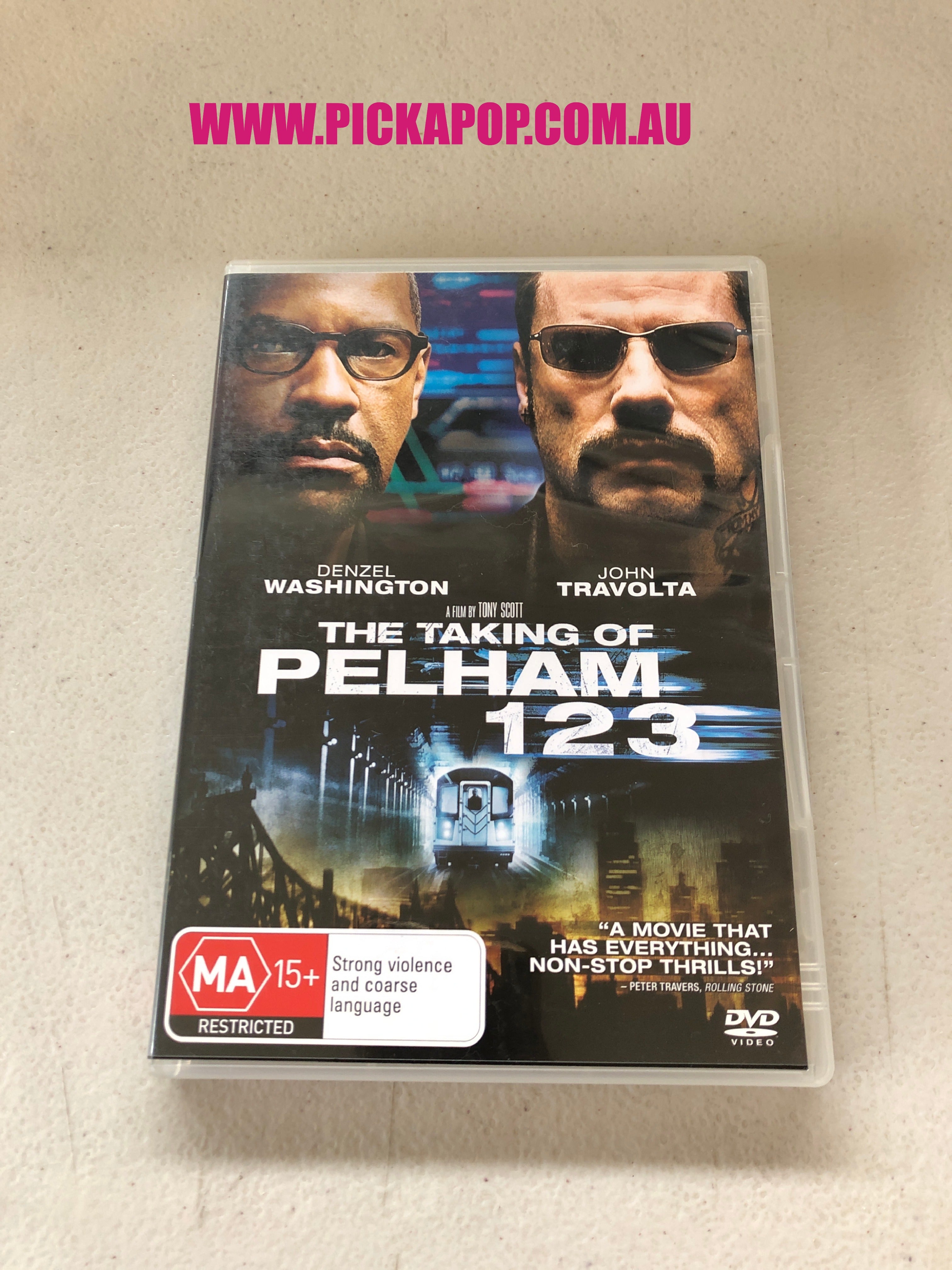 THE TAKING OF PELHAM 123- PAL Region 4 - DVD Cleaned and Tested