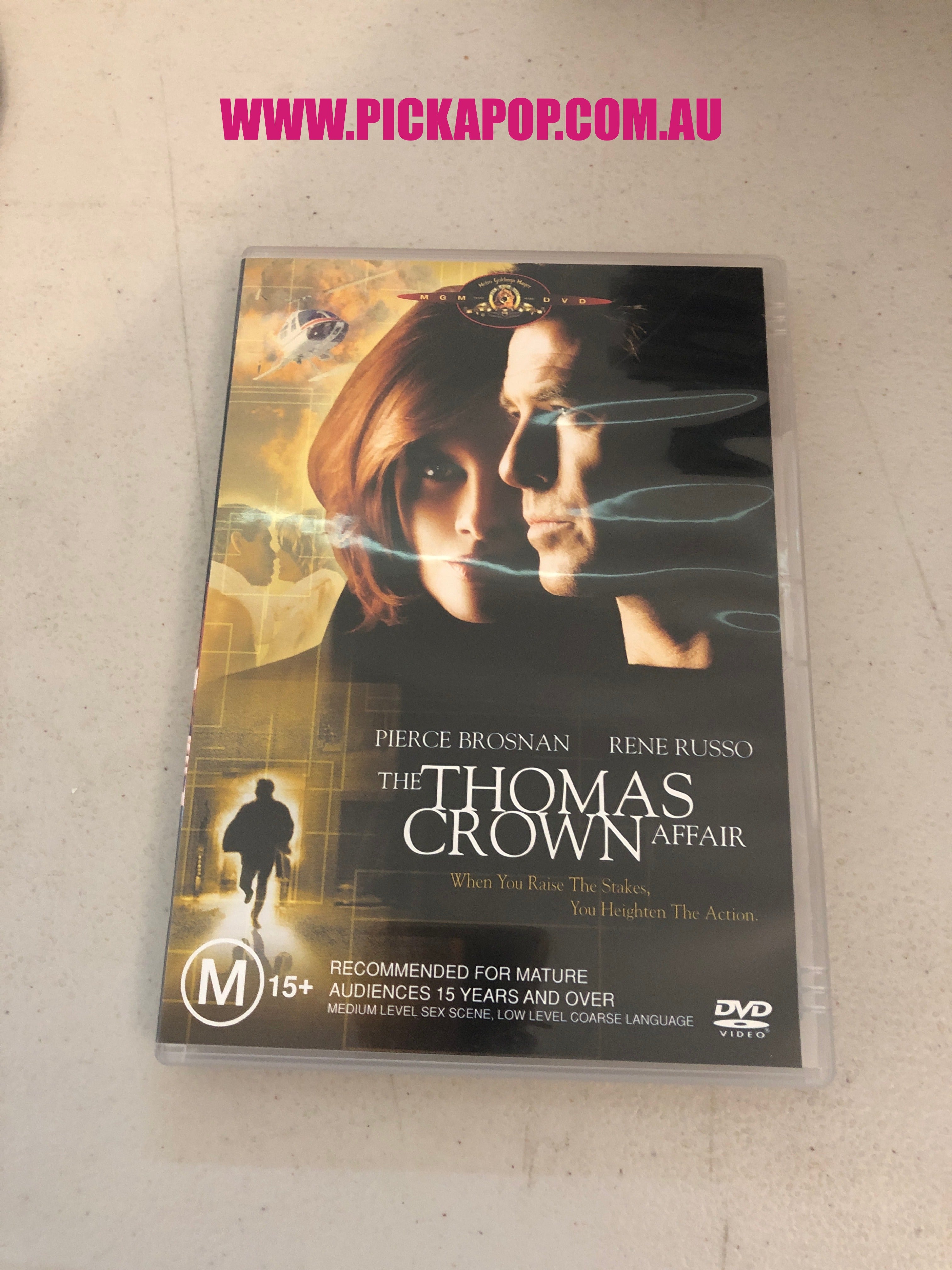 THE THOMAS CROWN AFFAIR - PAL Region 4 - DVD Cleaned and Tested