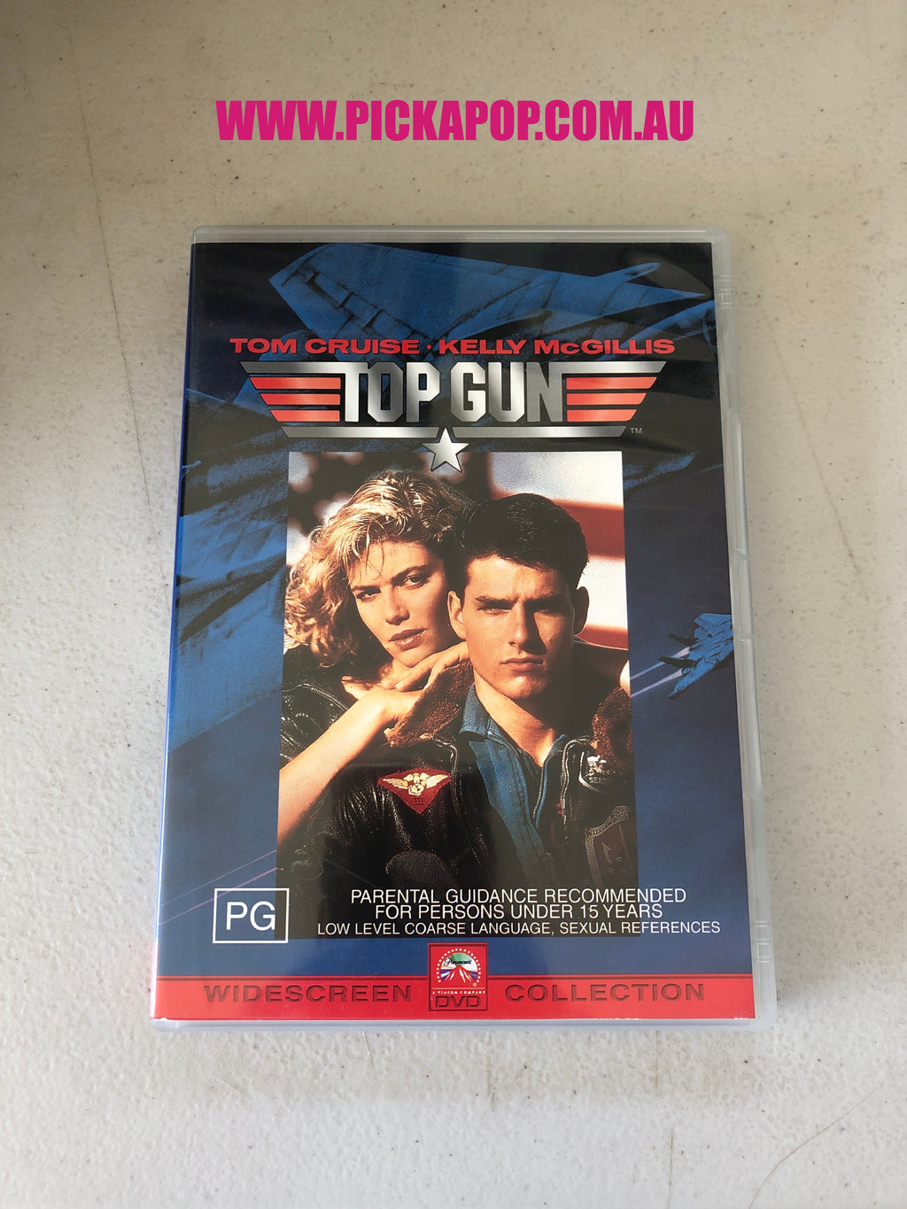 TOP GUN - PAL Region 4 - DVD Cleaned and Tested