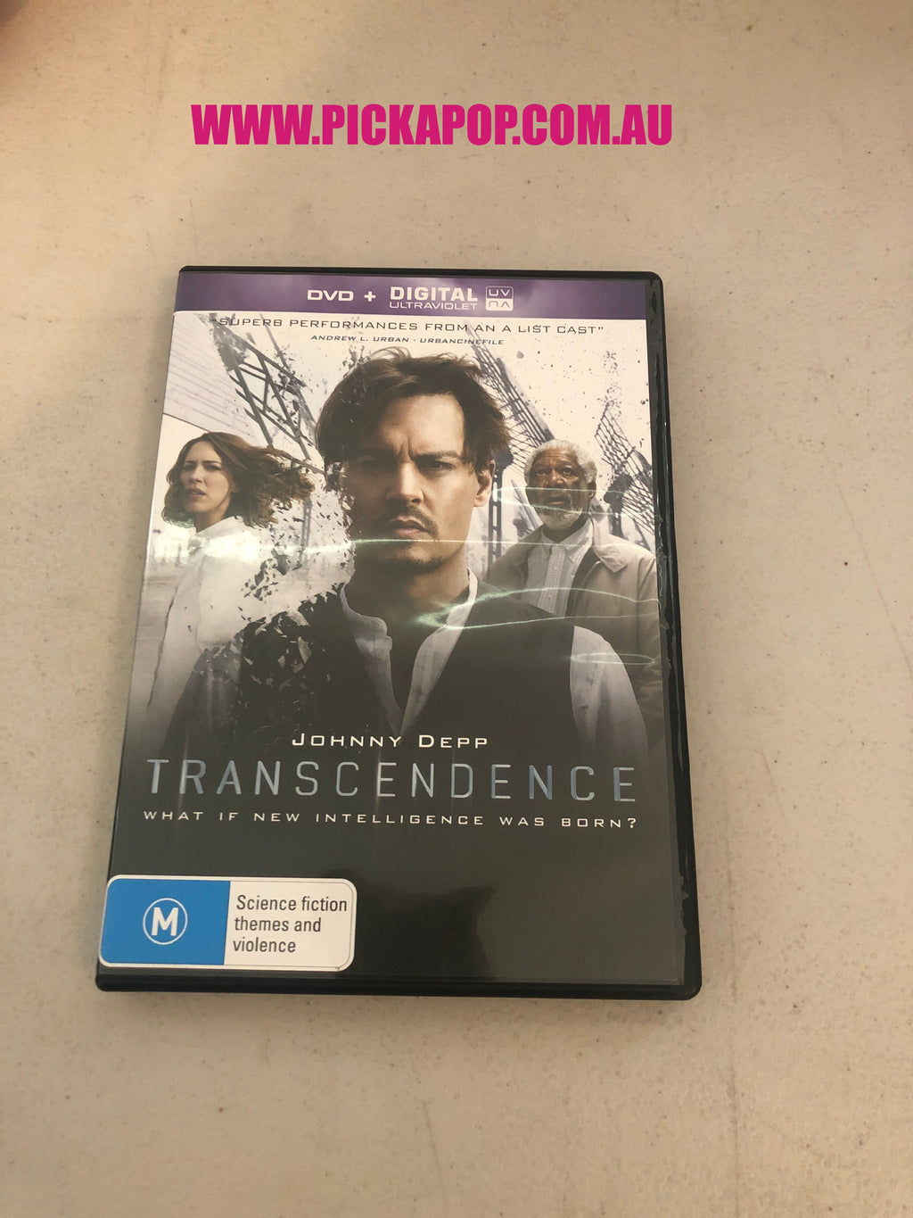 TRANSCENDENCE - PAL Region 4 - DVD Cleaned and Tested