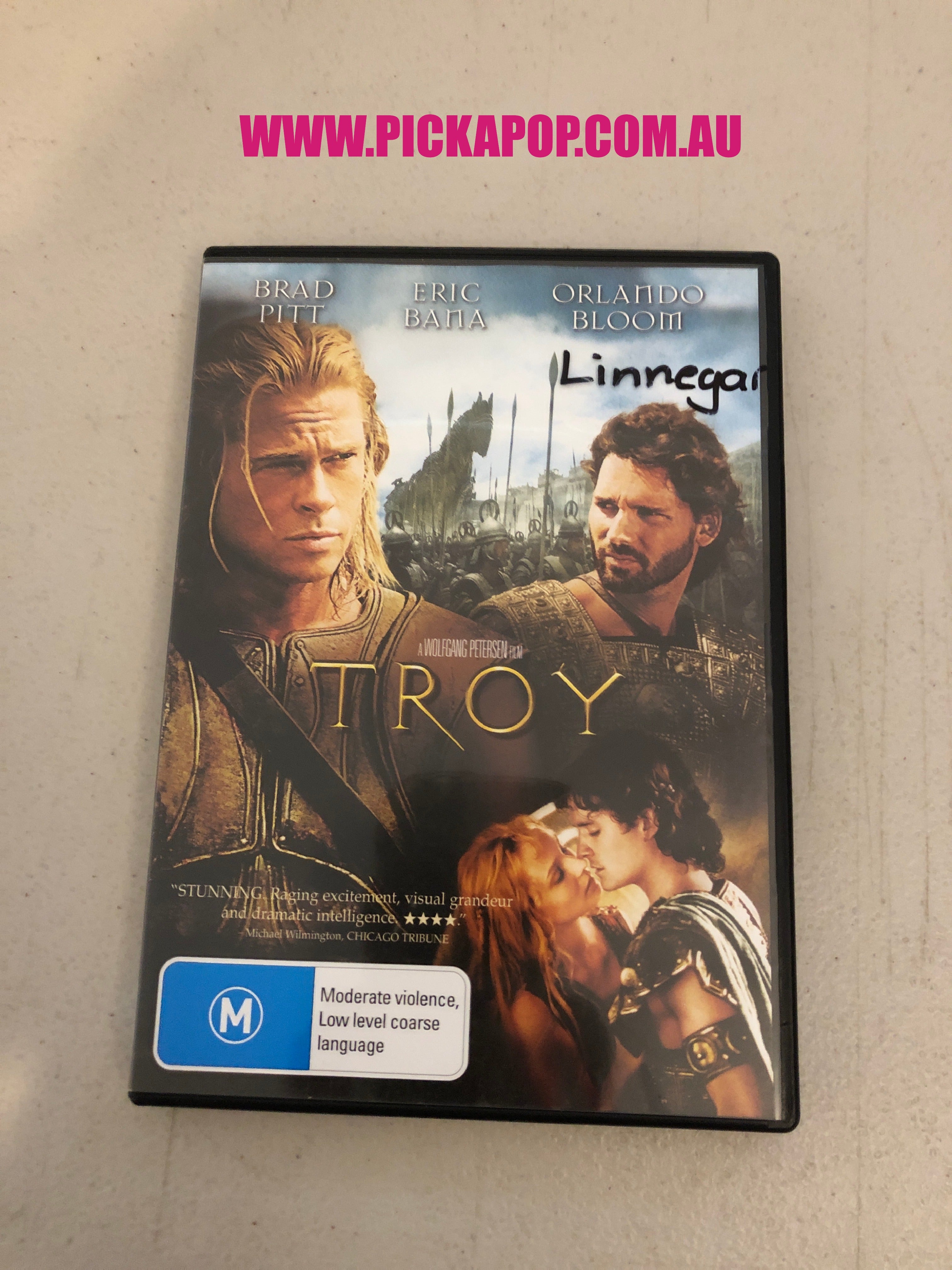 TROY - PAL Region 4 - DVD Cleaned and Tested