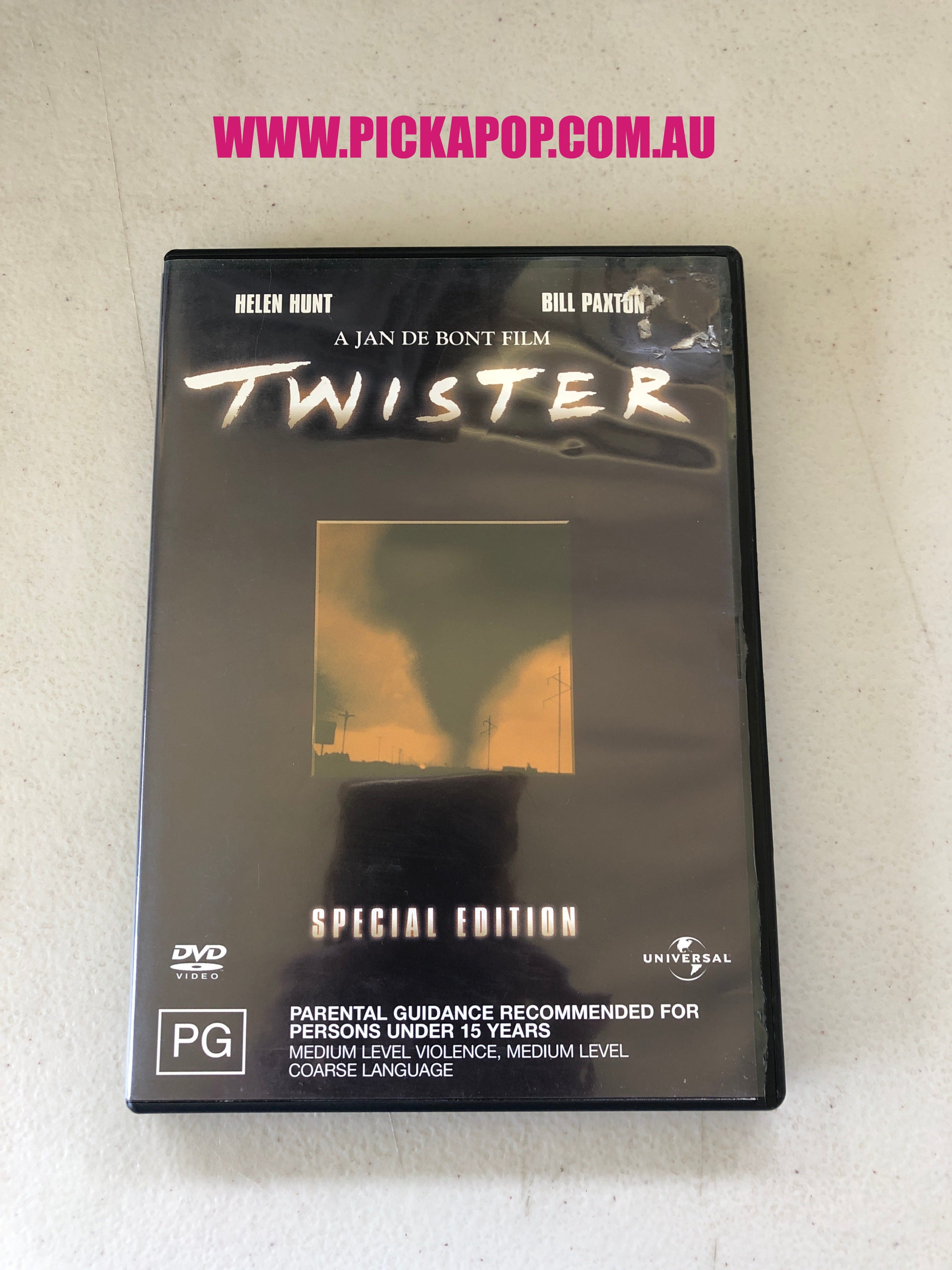TWISTER - PAL Region 4 - DVD Cleaned and Tested