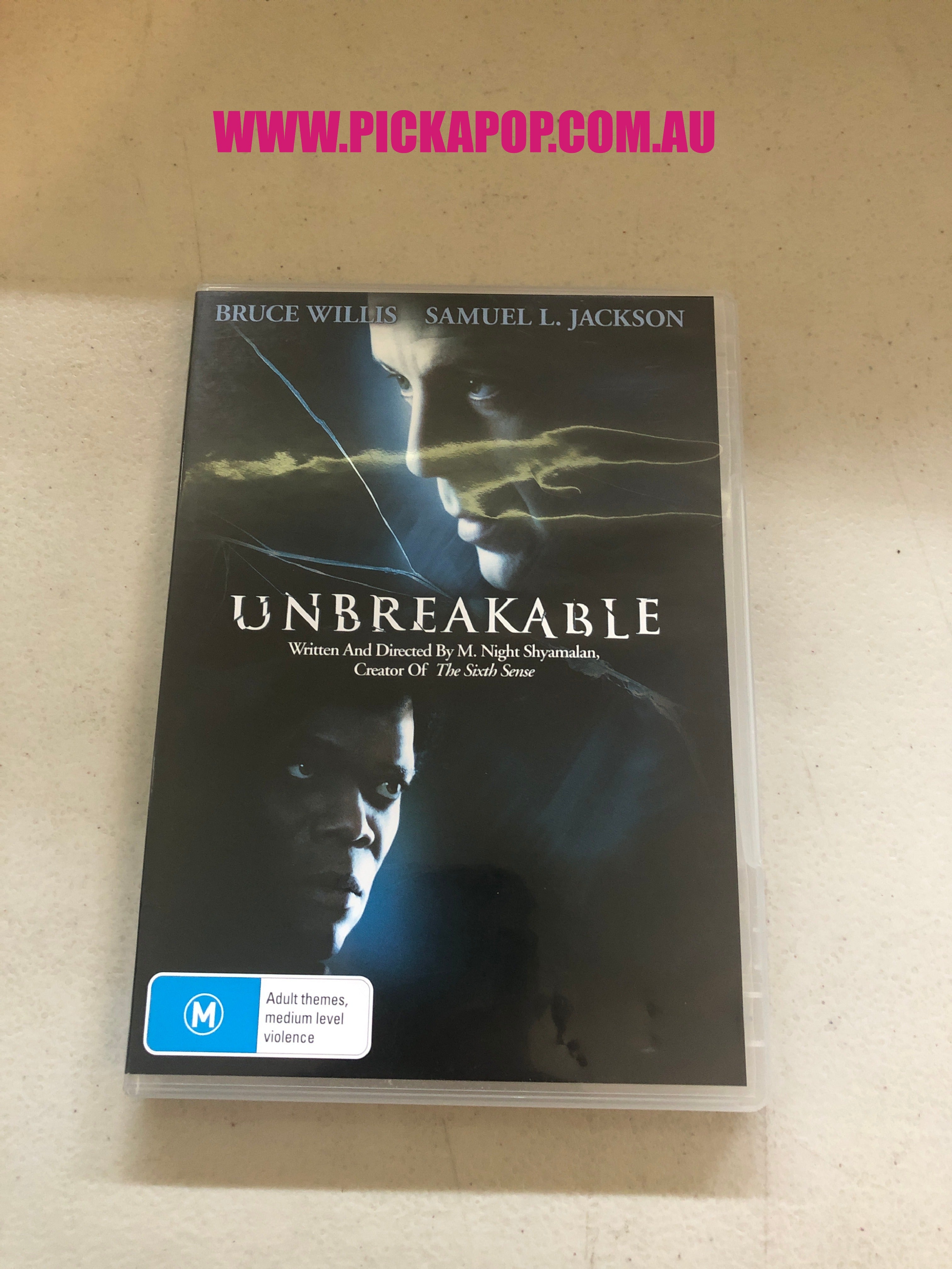 UNBREAKABLE - PAL Region 4 - DVD Cleaned and Tested