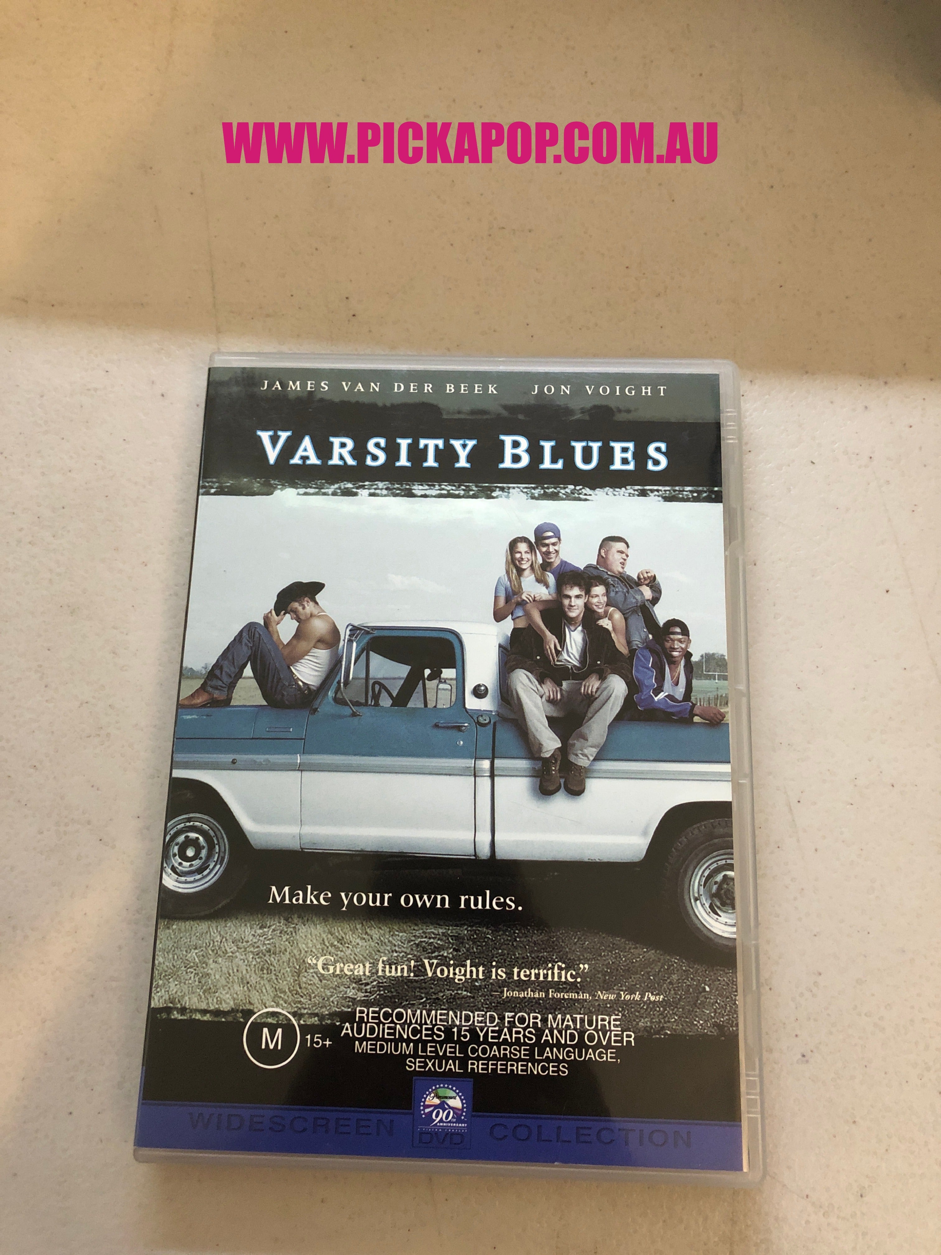 VARSITY BLUES - PAL Region 4 - DVD Cleaned and Tested