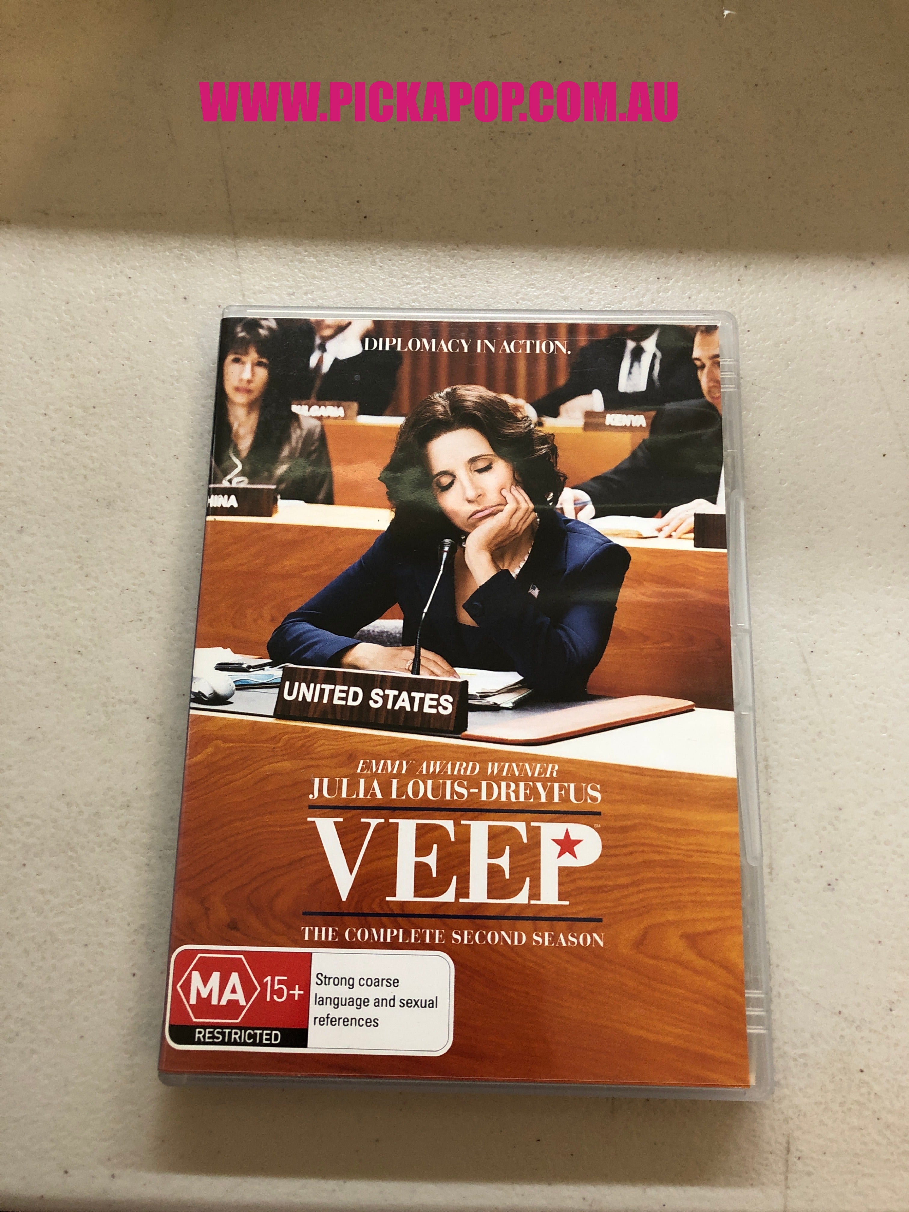 VEEP THE COMPLETE SECOND SERIES - PAL Region 4 - DVD Cleaned and Tested
