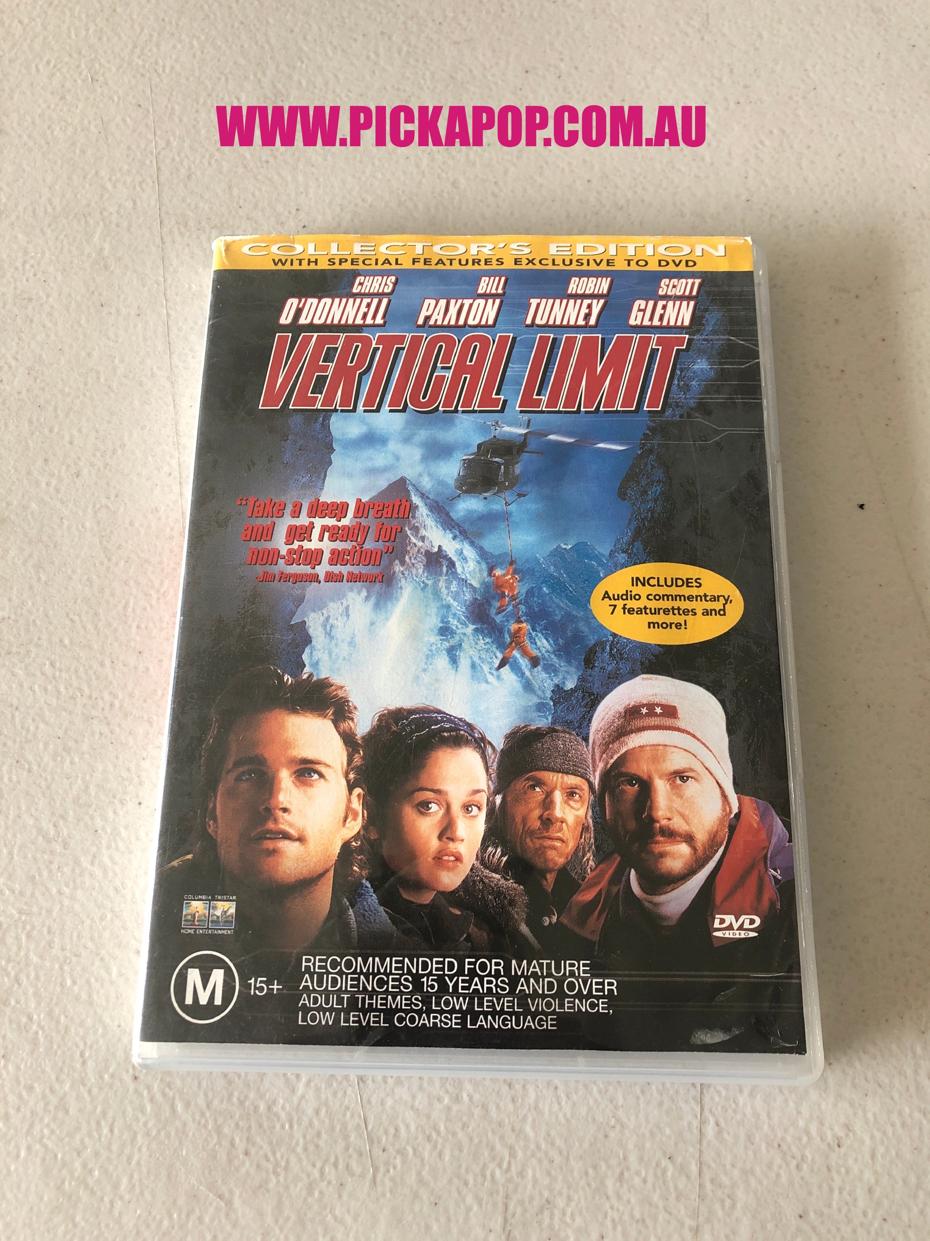 VERTICAL LIMIT - PAL Region 4 - DVD Cleaned and Tested