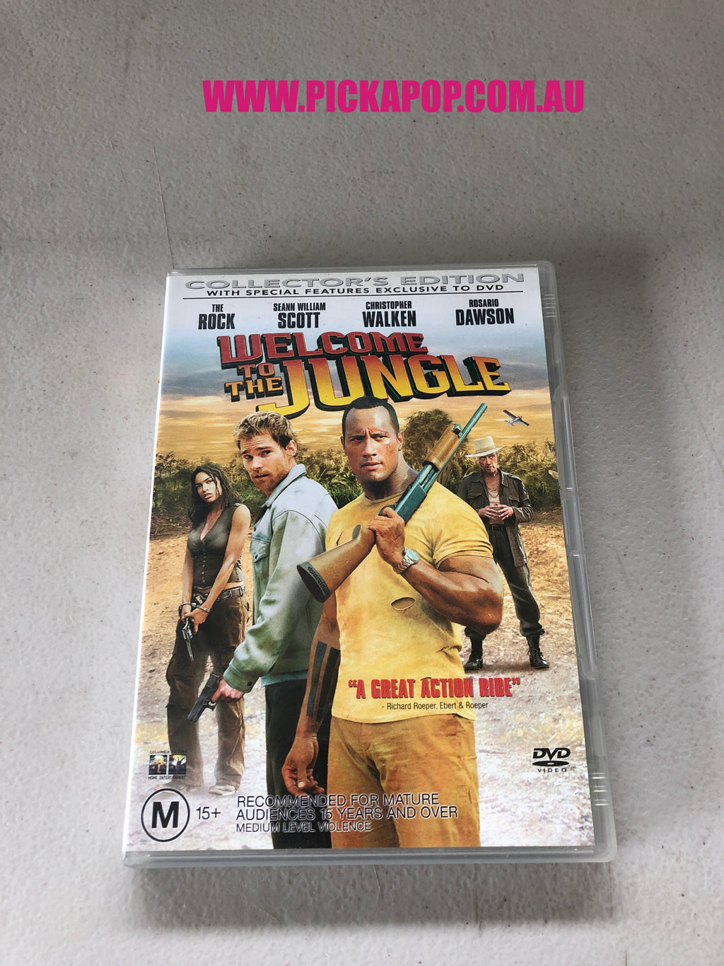 WELCOME TO THE JUNGLE - PAL Region 4 - DVD Cleaned and Tested