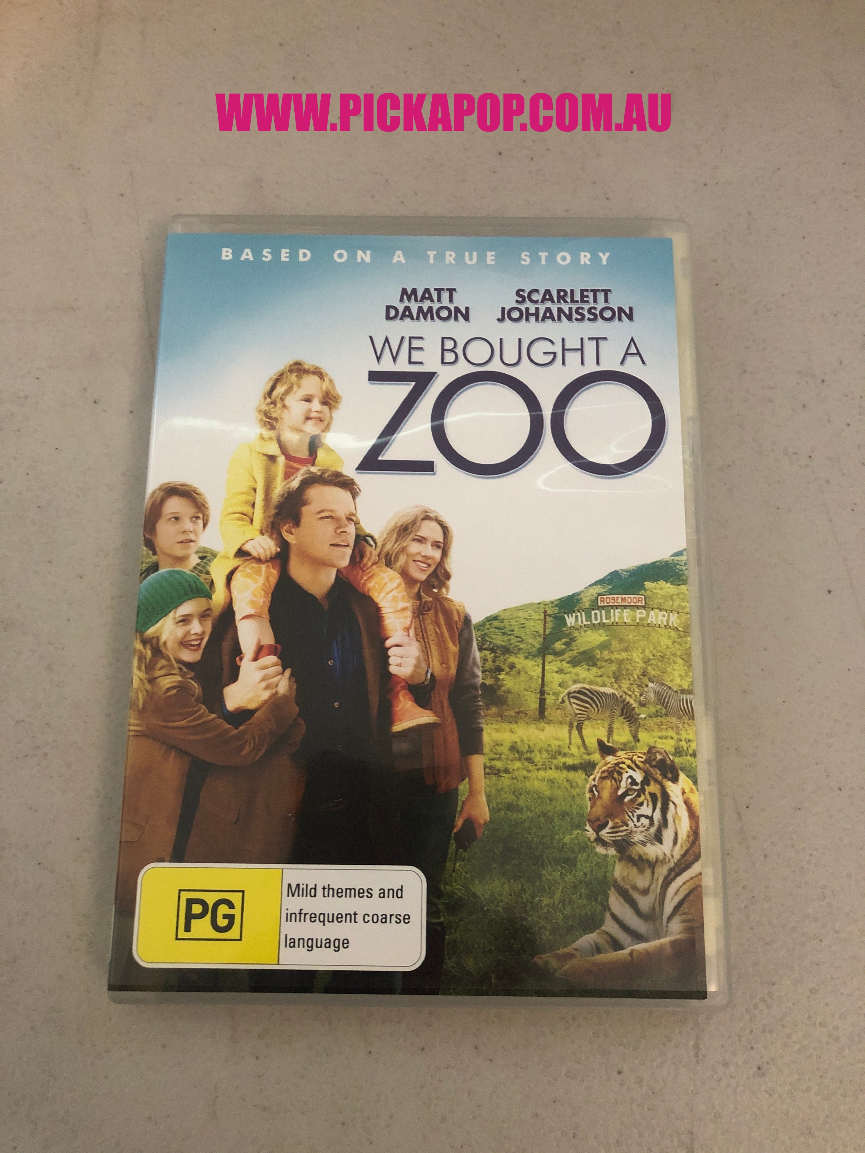 WE BROUGHT A ZOO - PAL Region 4 - DVD Cleaned and Tested