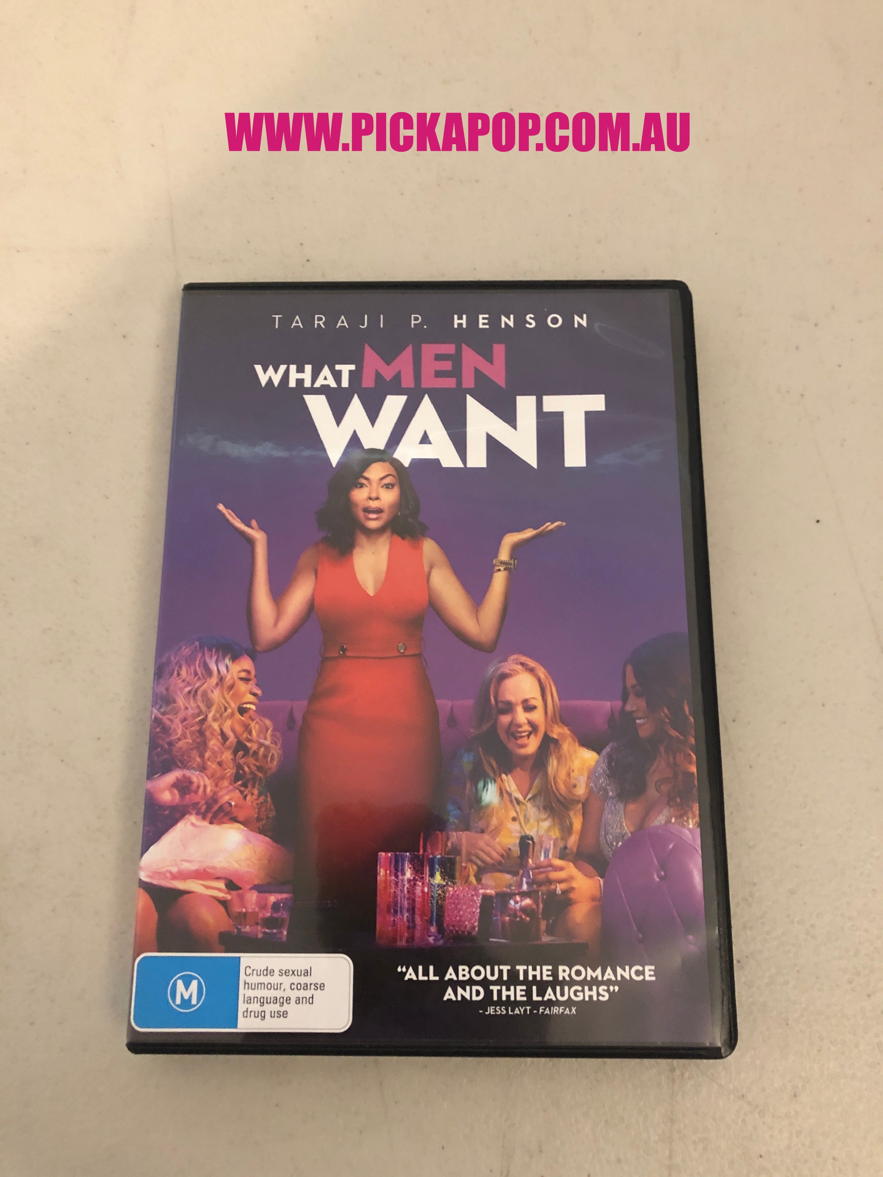 WHAT MEN WANT - PAL Region 4 - DVD Cleaned and Tested
