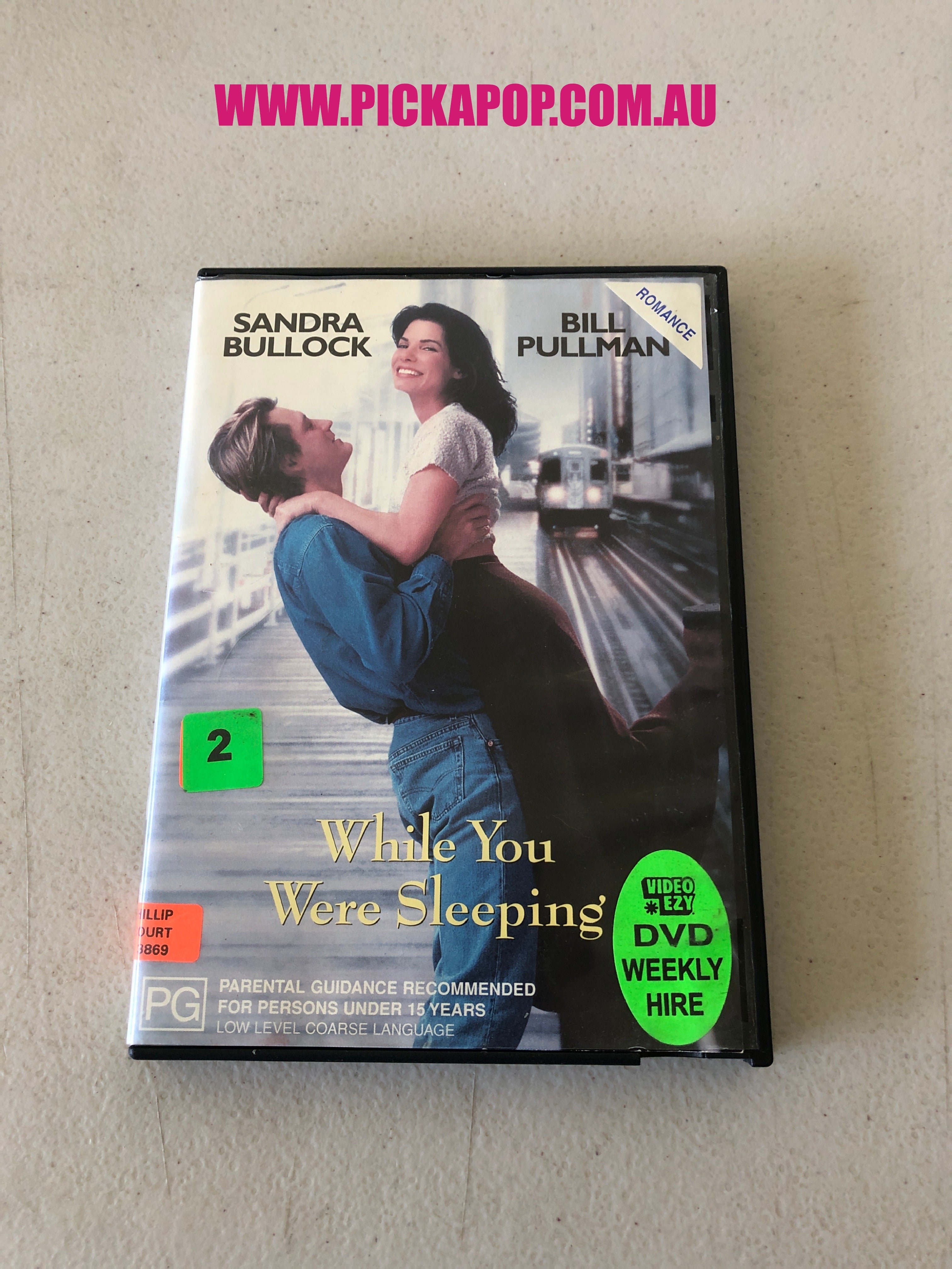 WHILE YOU WERE SLEEPING - PAL Region 4 - DVD Cleaned and Tested