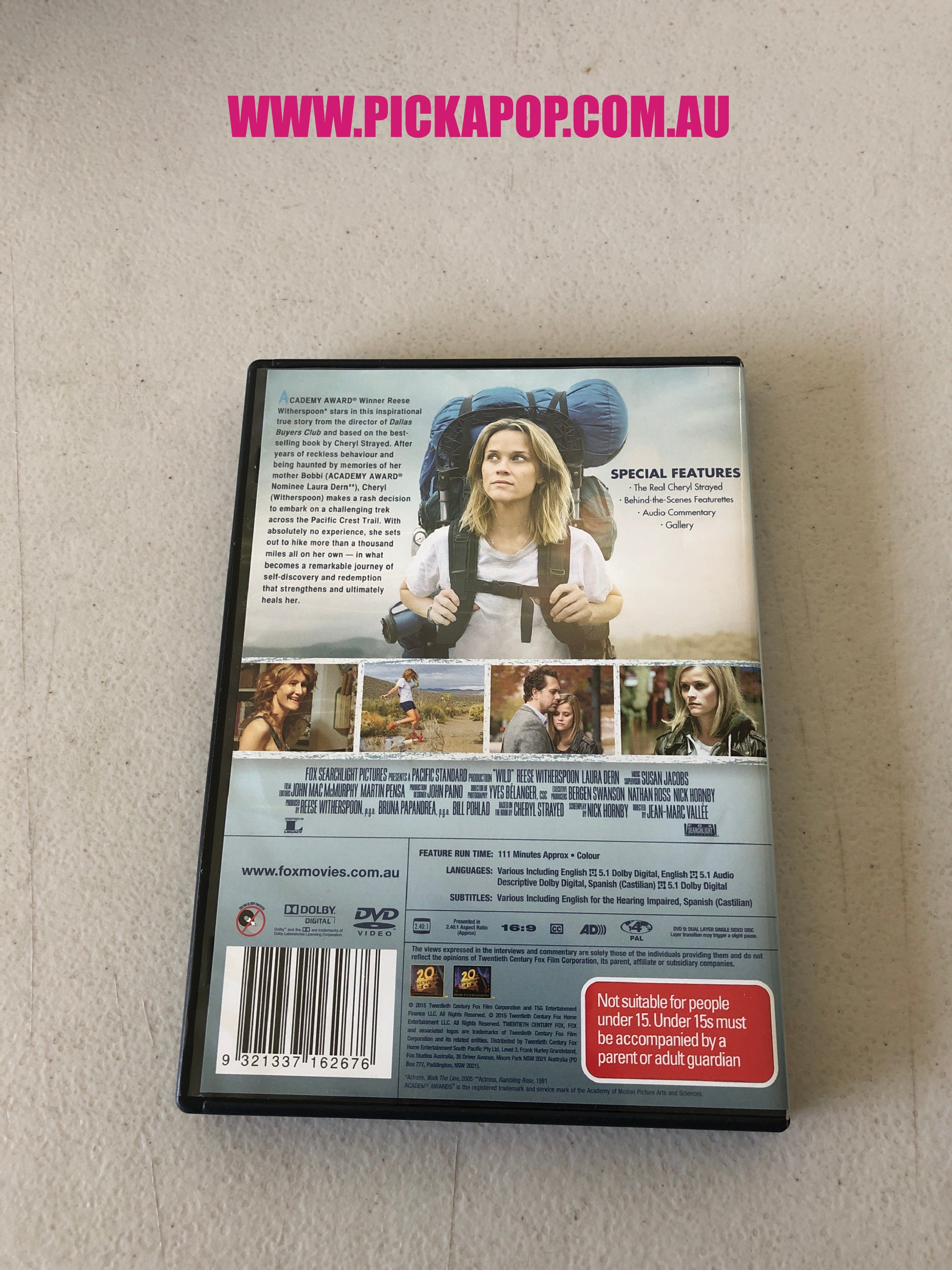 WILD - PAL Region 4 - DVD Cleaned and Tested