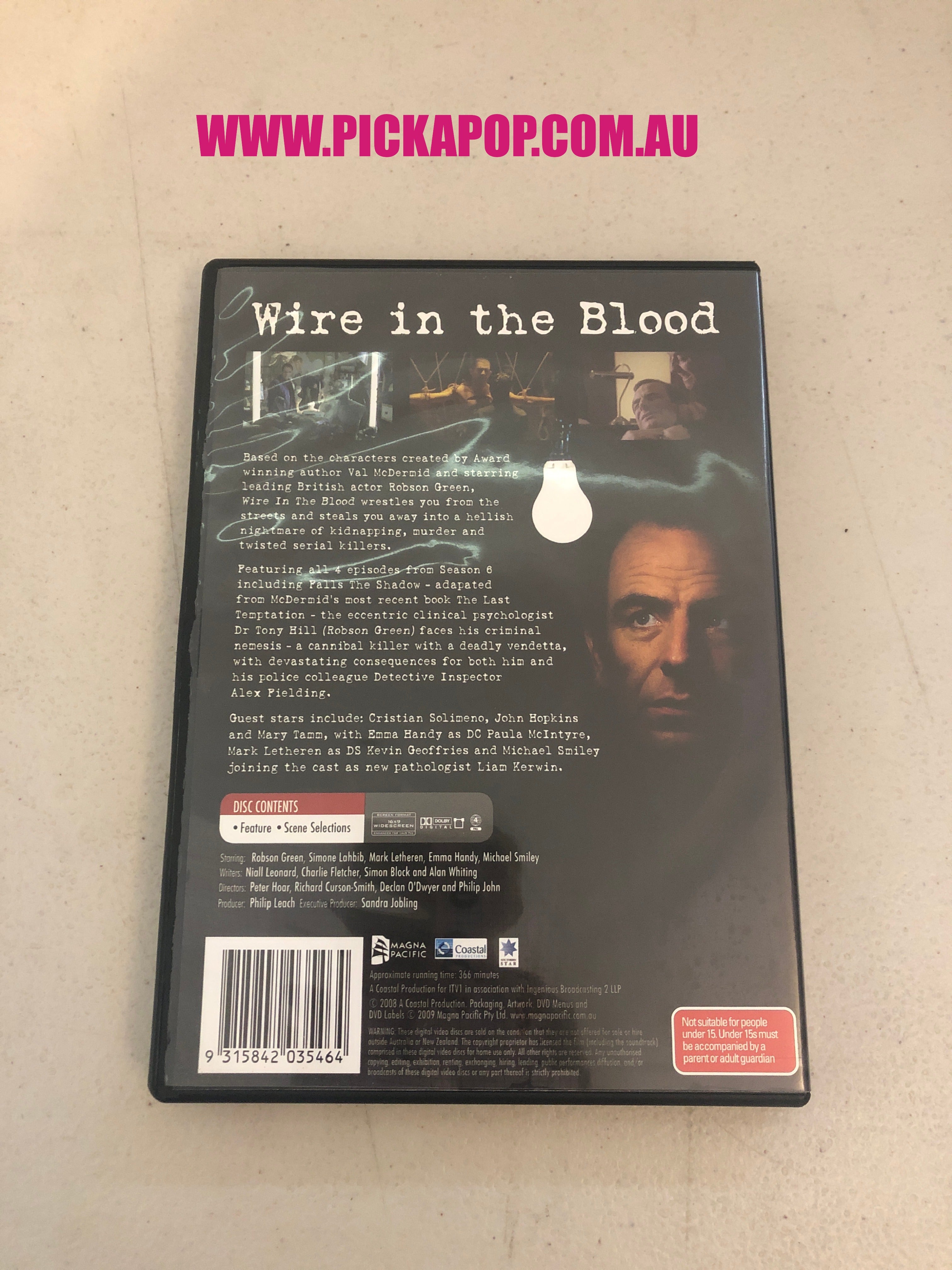WIRE IN THE BLOOD SEASON 6 - PAL Region 4 - DVD Cleaned and Tested