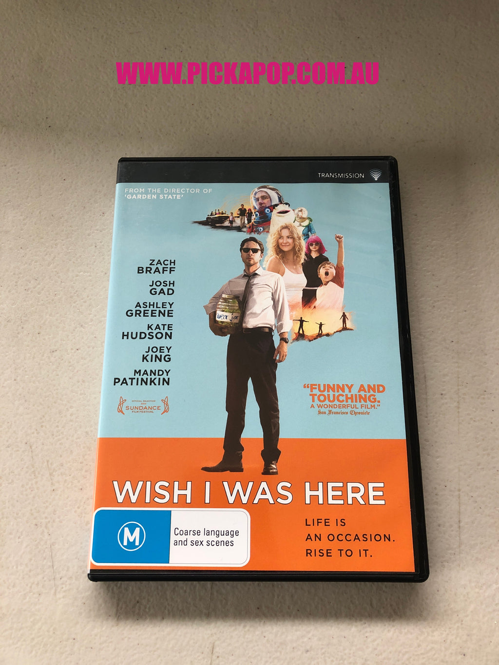 WISH I WAS HERE - PAL Region 4 - DVD Cleaned and Tested
