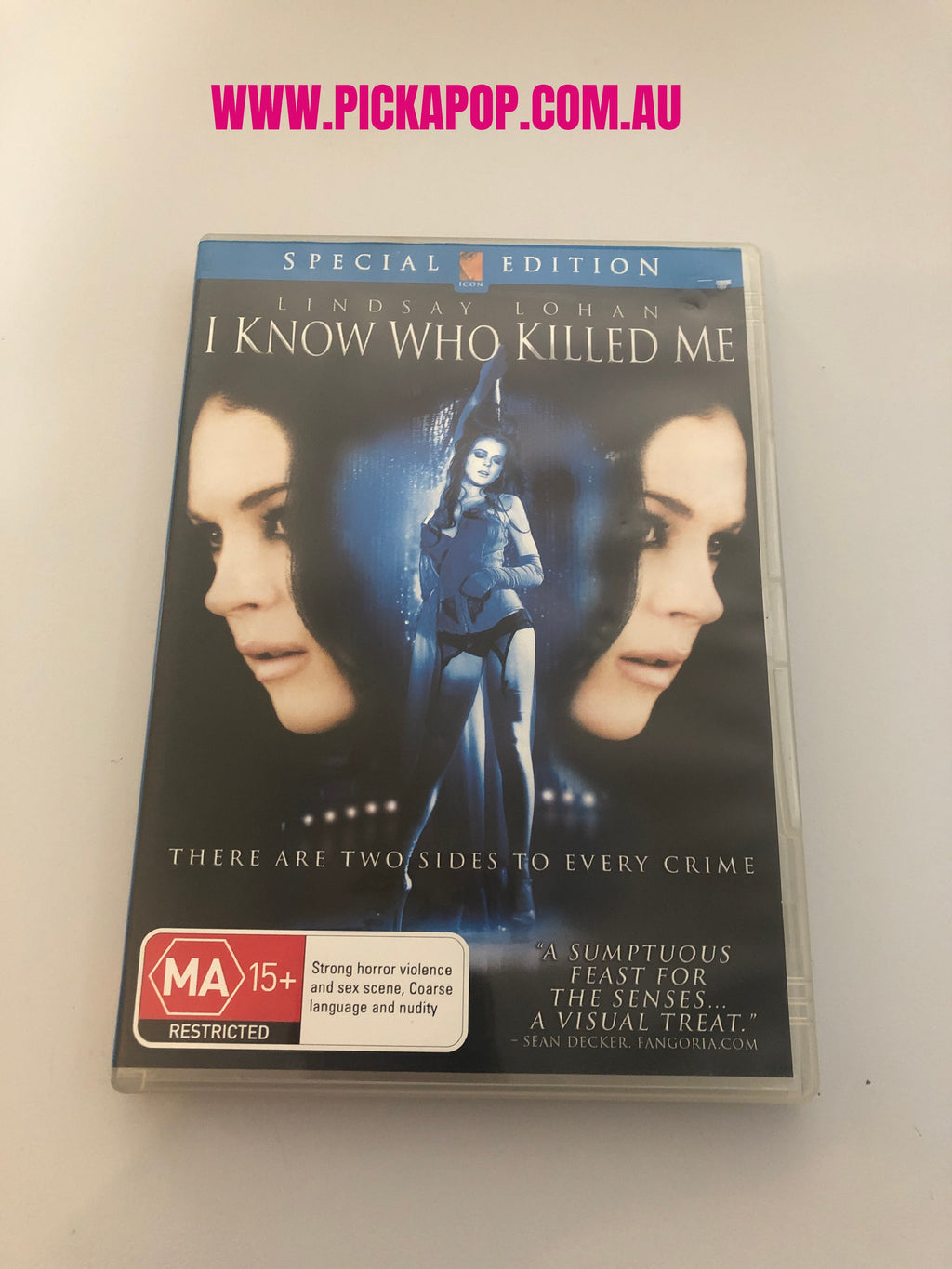 I KNOW WHO KILLED ME - (PAL Region 4) DVD Cleaned and Tested